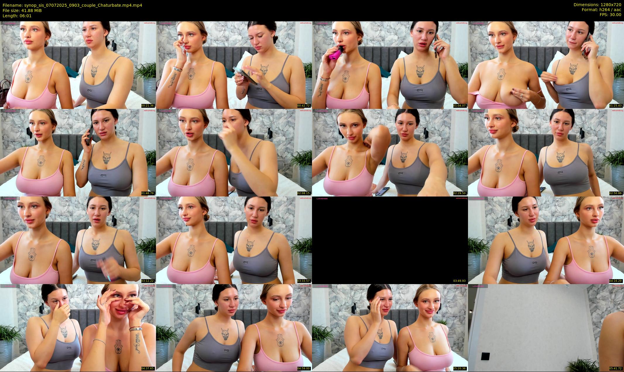 synop_sis — 7 minute Chaturbate couple cam show recording, 720p, Jul 7, 2025