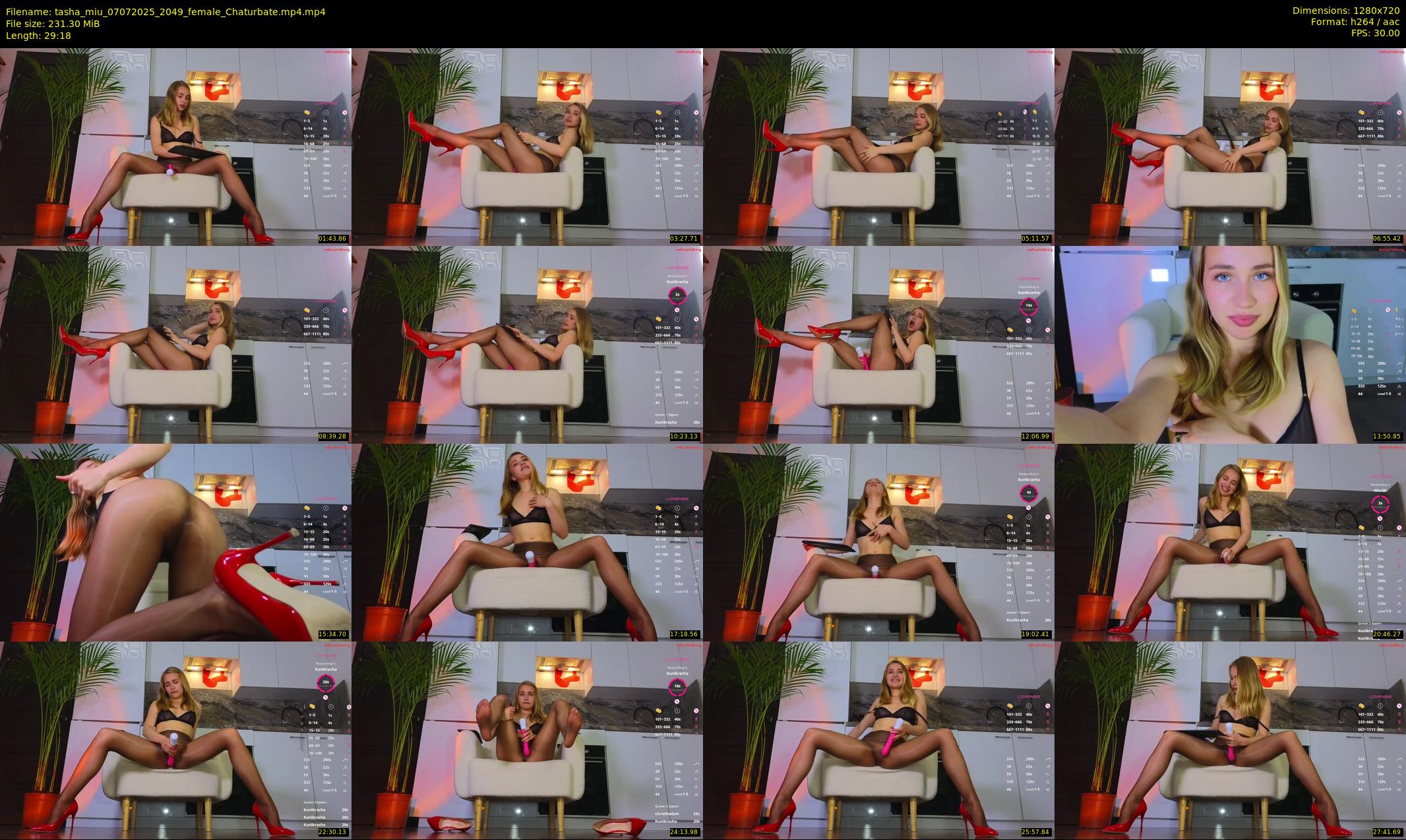 tasha_miu — 30 minute Chaturbate female cam show recording, 720p, Jul 7, 2025