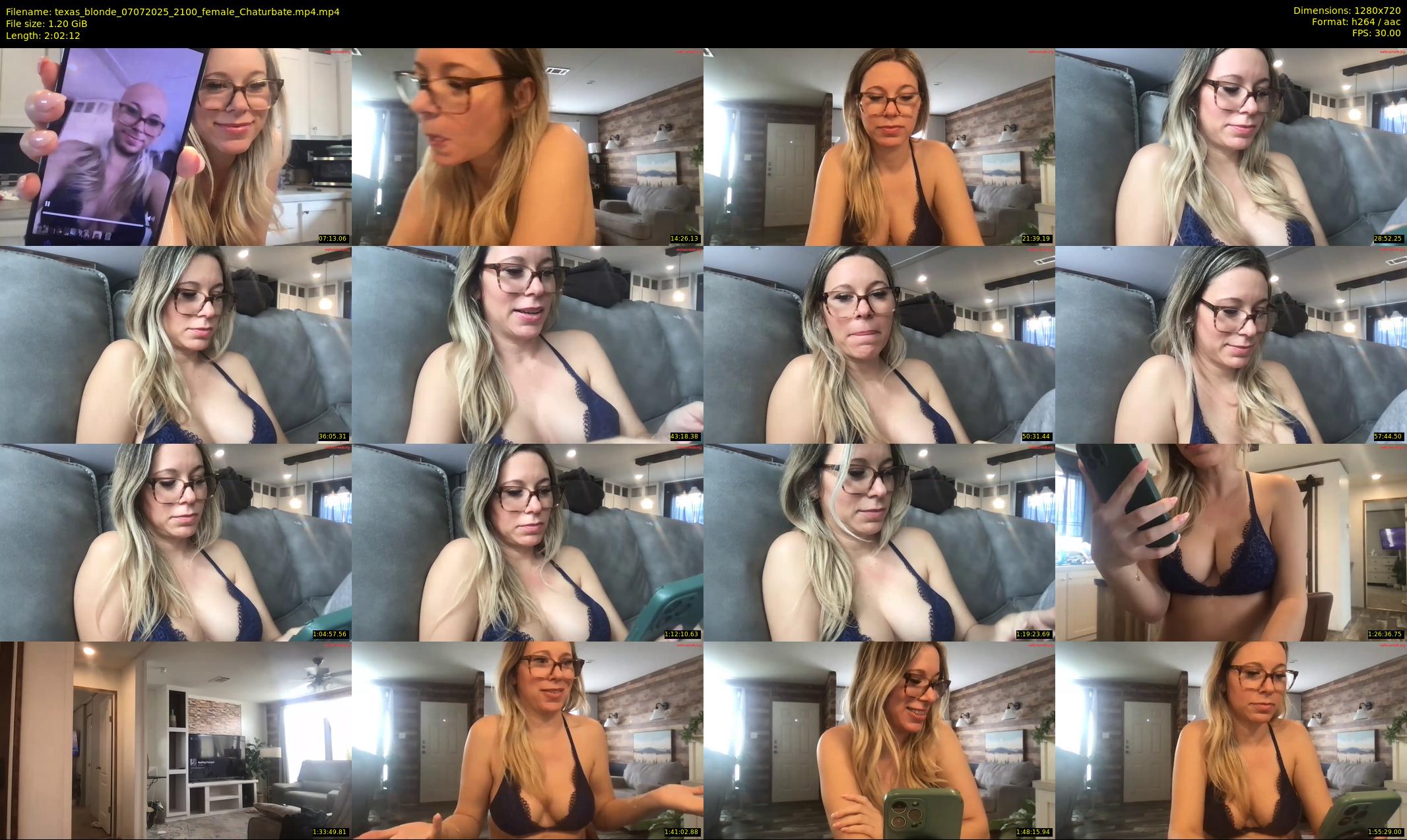 texas_blonde — 123 minute Chaturbate female cam show recording, 720p, Jul 7, 2025