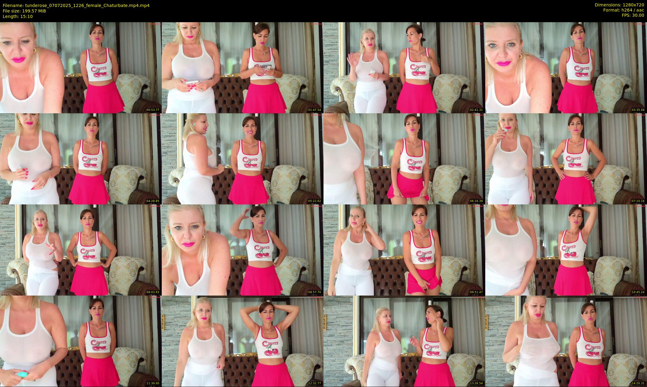 tunderose — 16 minute Chaturbate female cam show recording, 720p, Jul 7, 2025