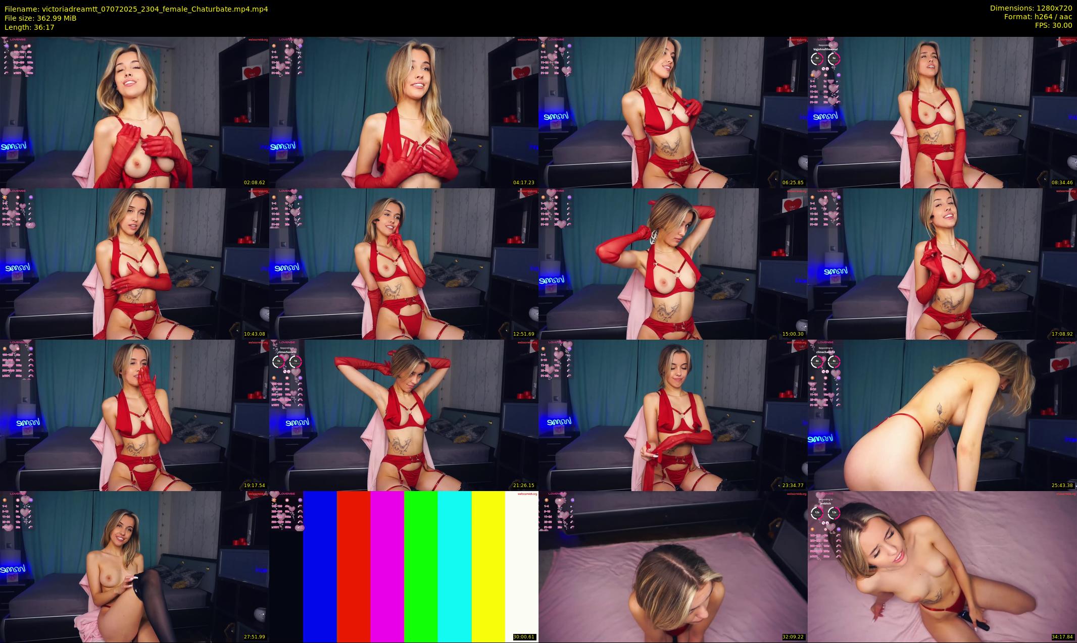 victoriadreamtt — 37 minute Chaturbate female cam show recording, 720p, Jul 7, 2025