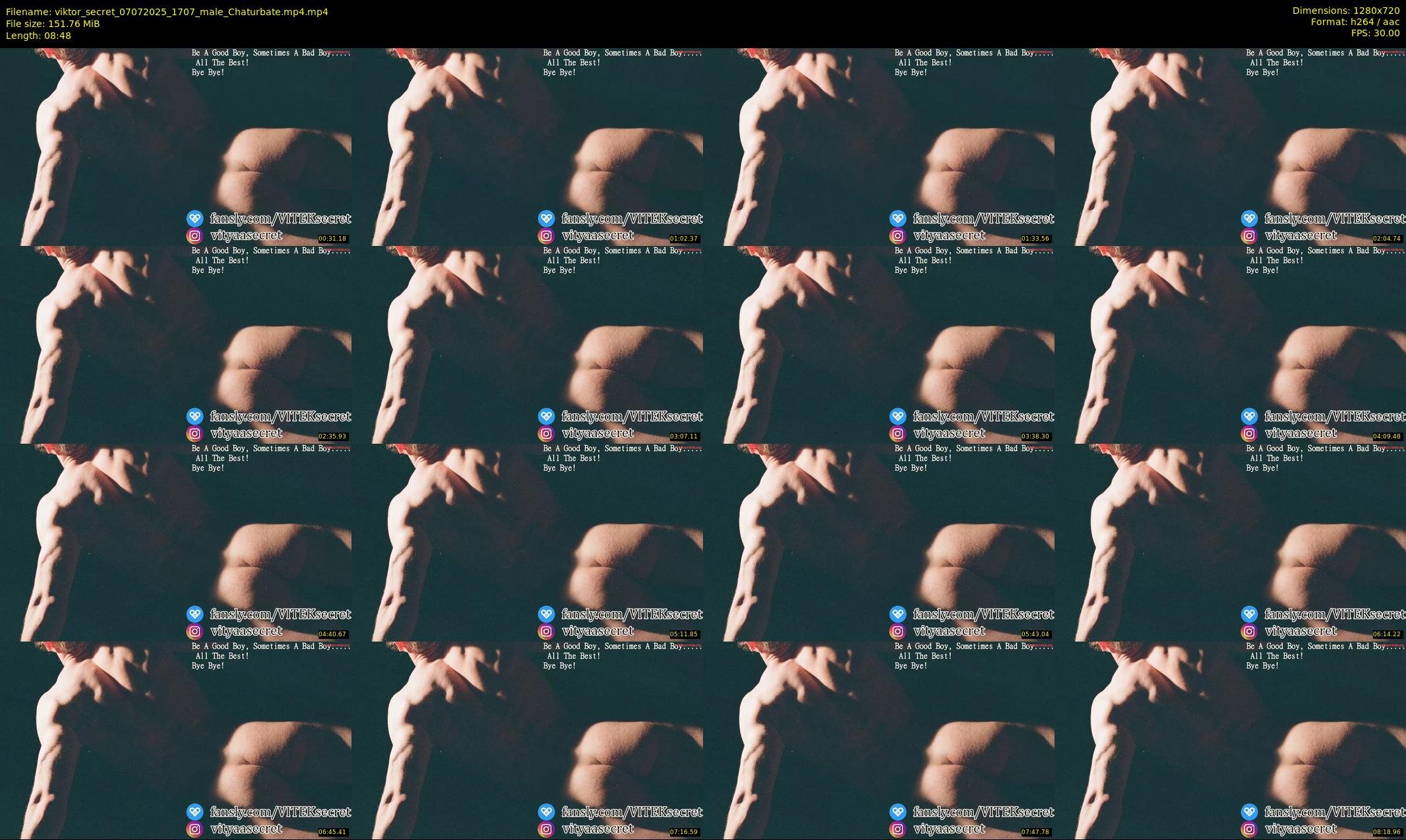 viktor_secret — 9 minute Chaturbate male cam show recording, 720p, Jul 7, 2025