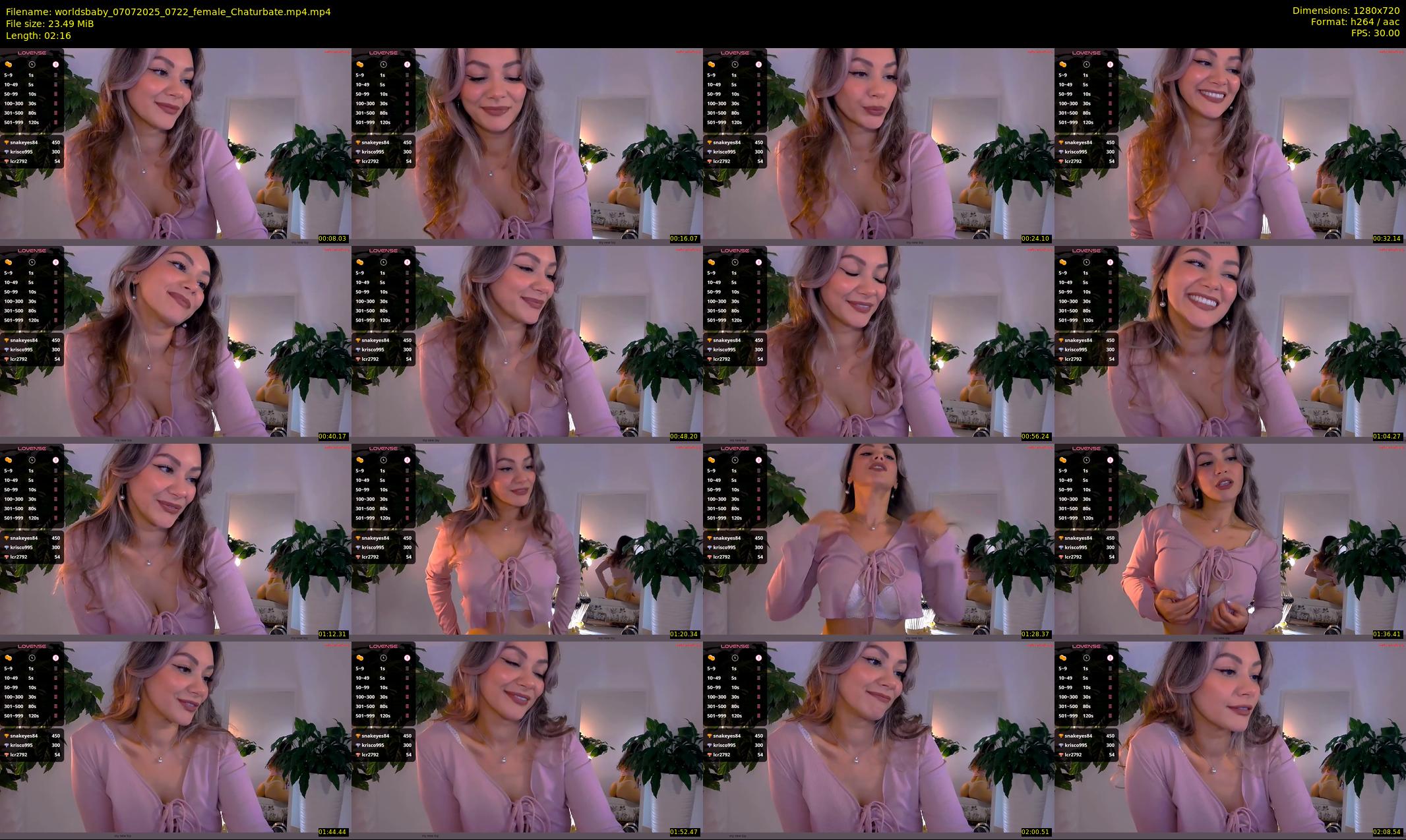 worldsbaby — 3 minute Chaturbate female cam show recording, 720p, Jul 7, 2025
