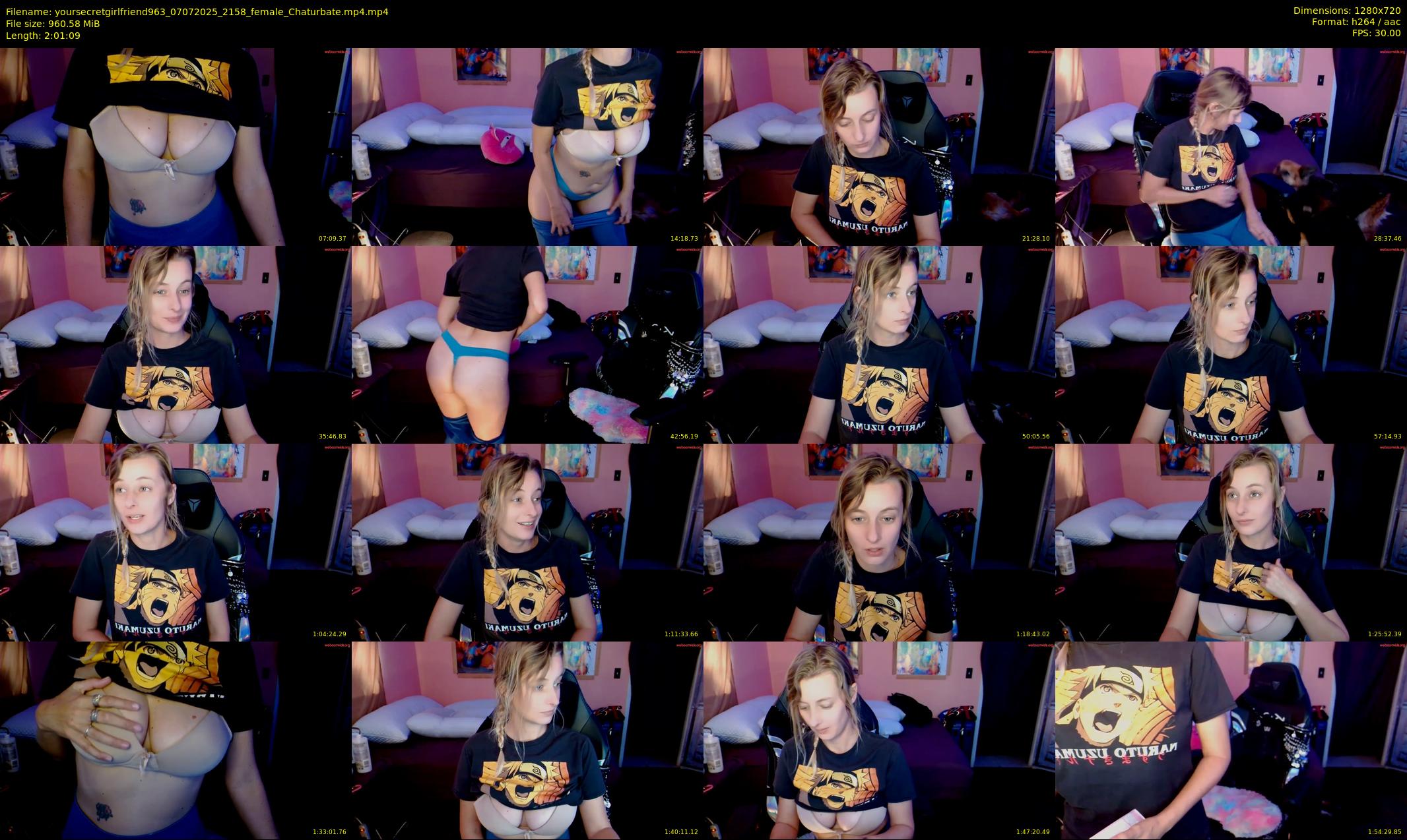 yoursecretgirlfriend963 — 122 minute Chaturbate female cam show recording, 720p, Jul 7, 2025