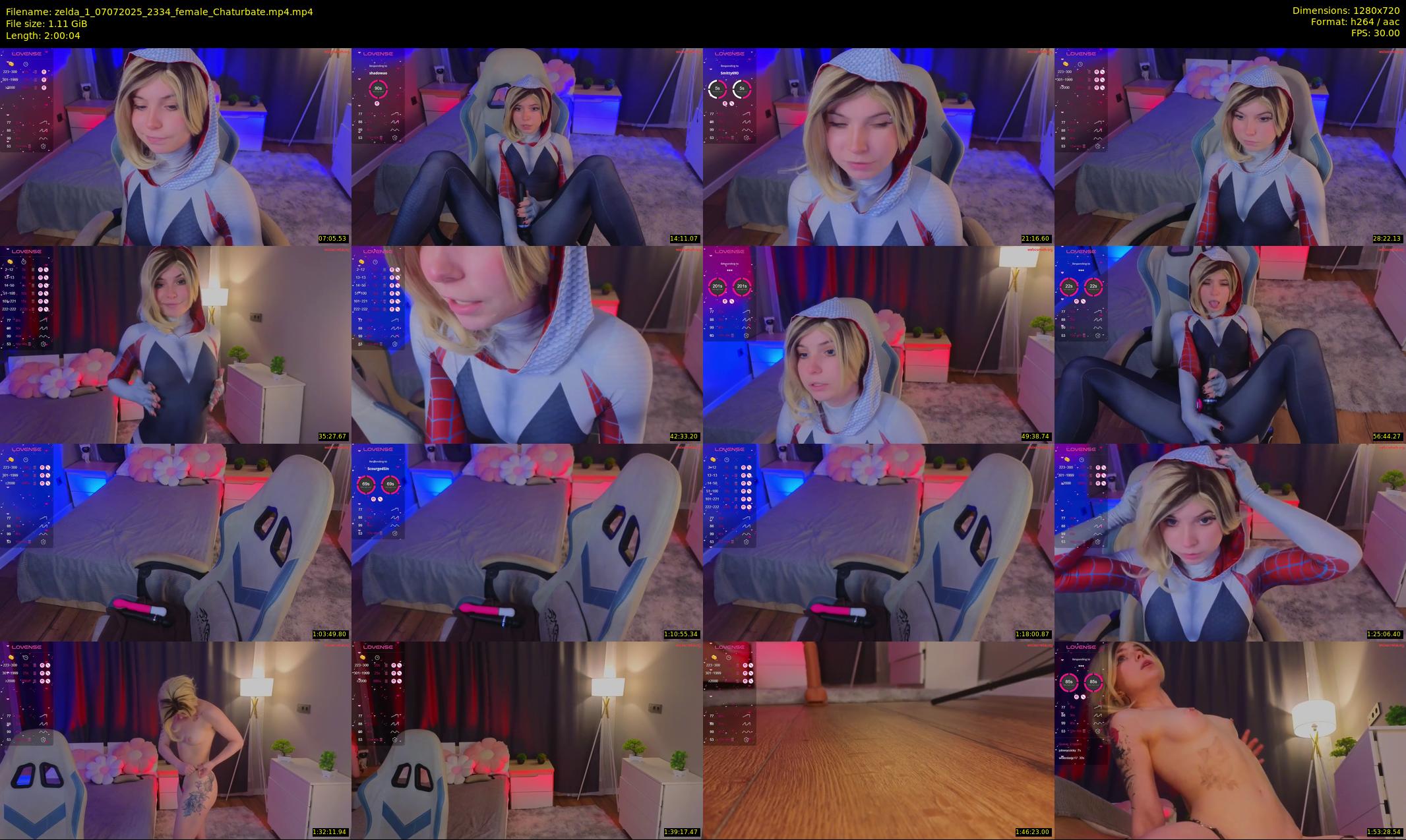 zelda_1 — 121 minute Chaturbate female cam show recording, 720p, Jul 7, 2025