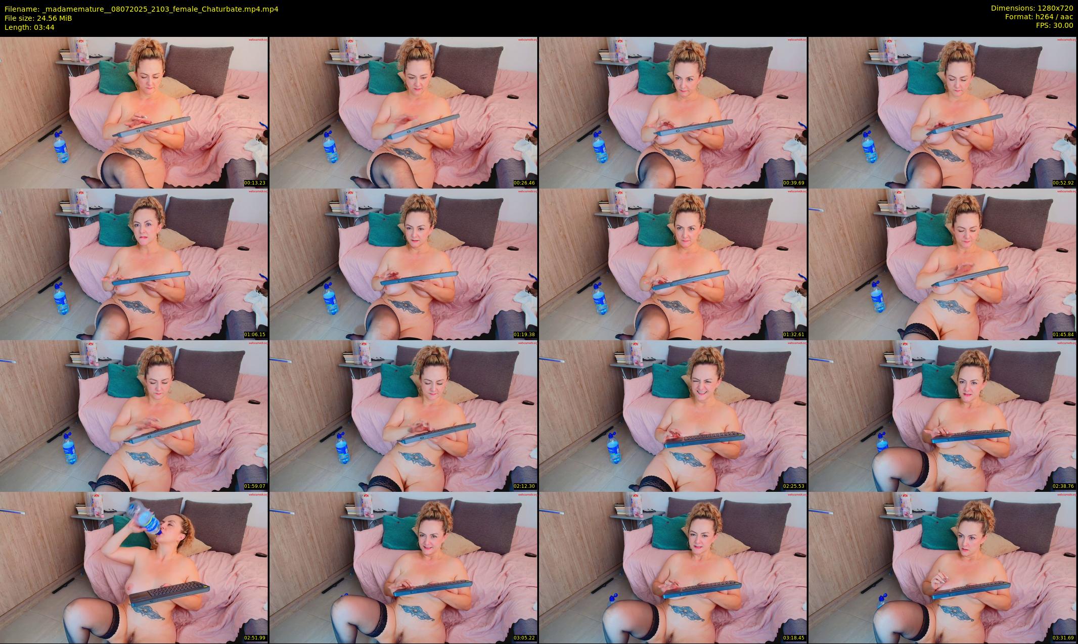 _madamemature_ — 4 minute Chaturbate female cam show recording, 720p, Jul 8, 2025