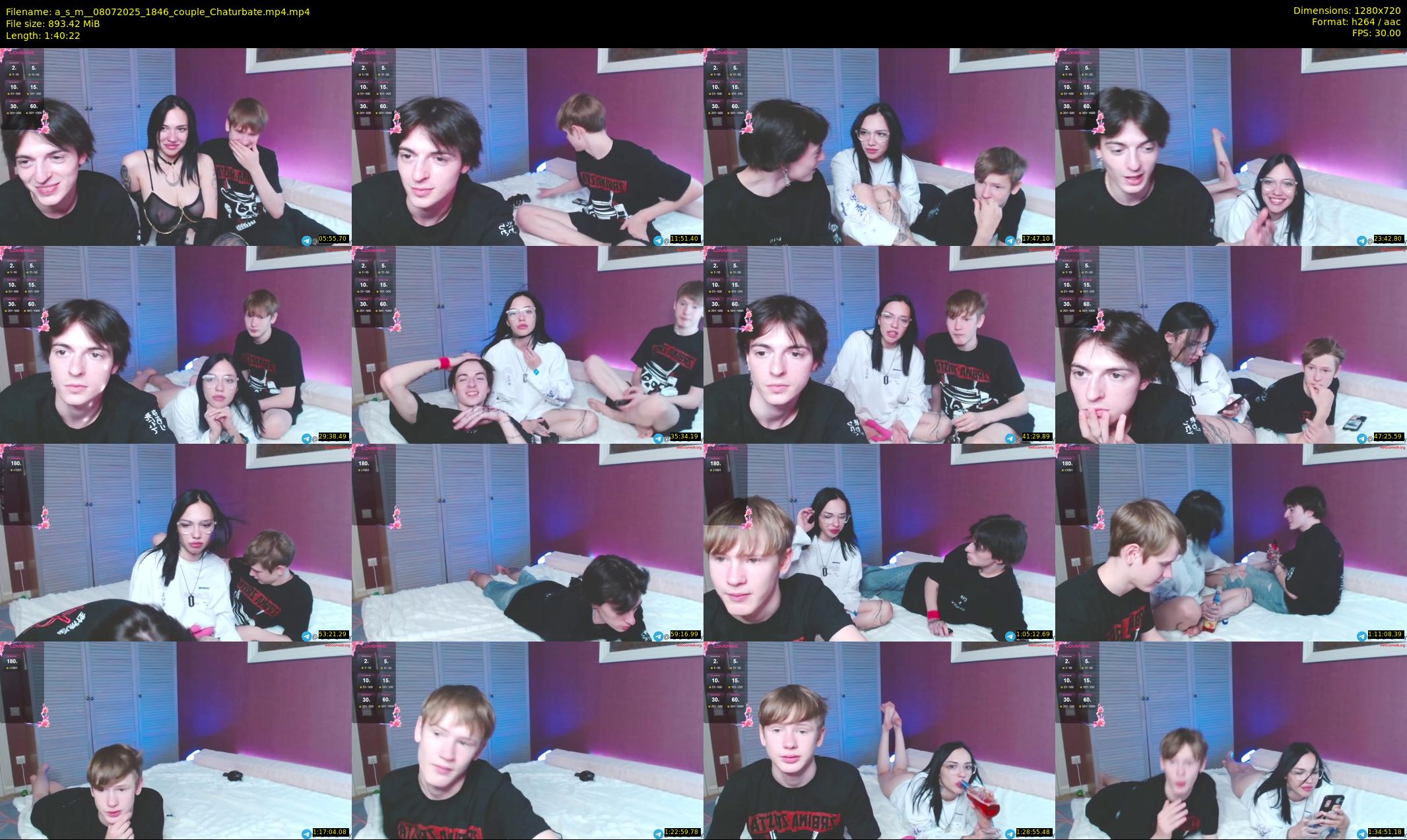 a_s_m_ — 101 minute Chaturbate couple cam show recording, 720p, Jul 8, 2025