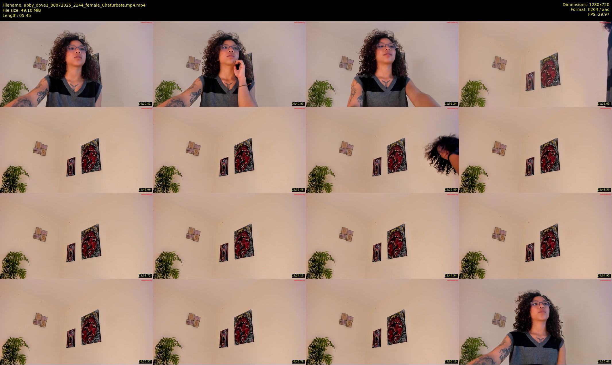 abby_dove1 — 6 minute Chaturbate female cam show recording, 720p, Jul 8, 2025