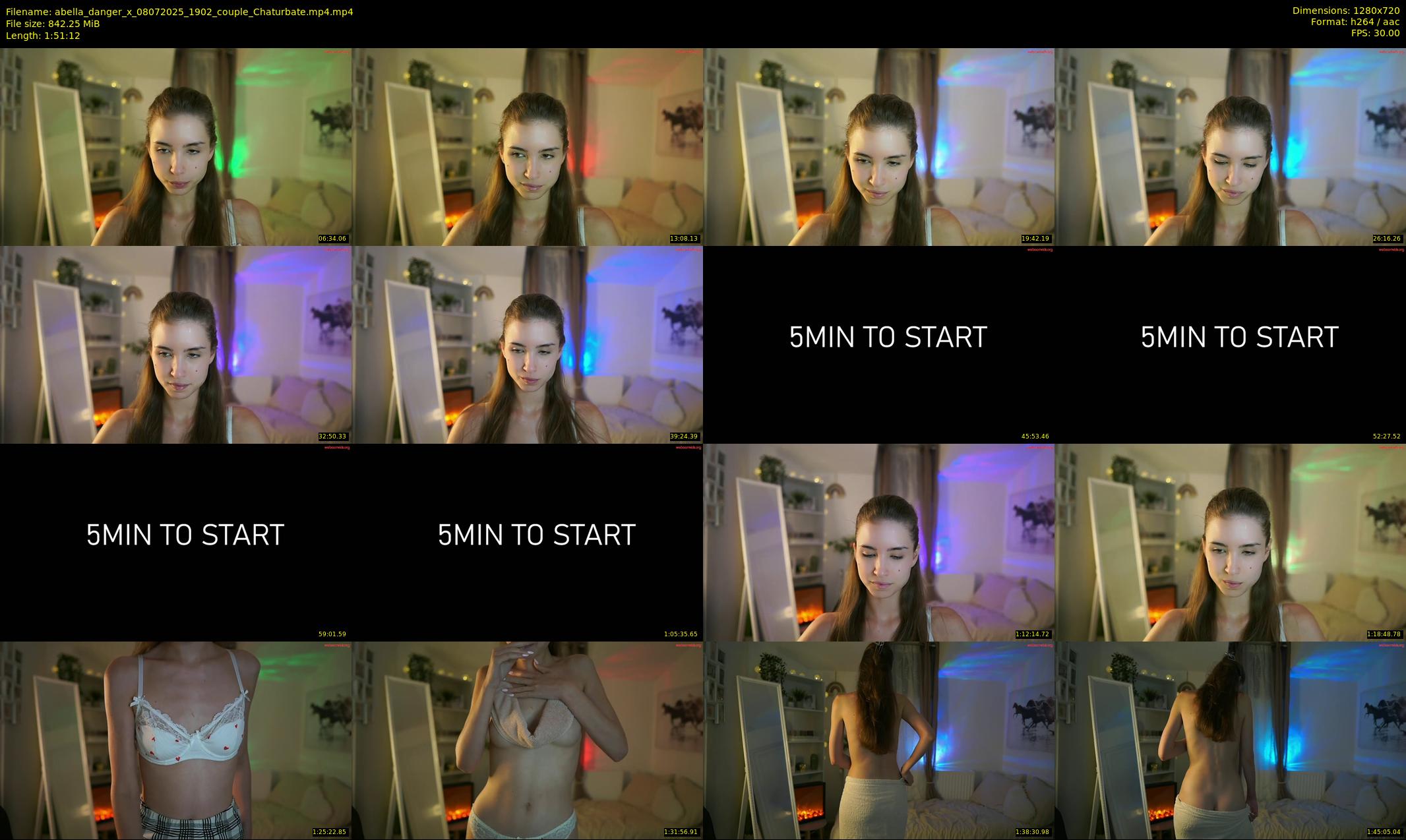 abella_danger_x — 112 minute Chaturbate female cam show recording, 720p, Jul 8, 2025