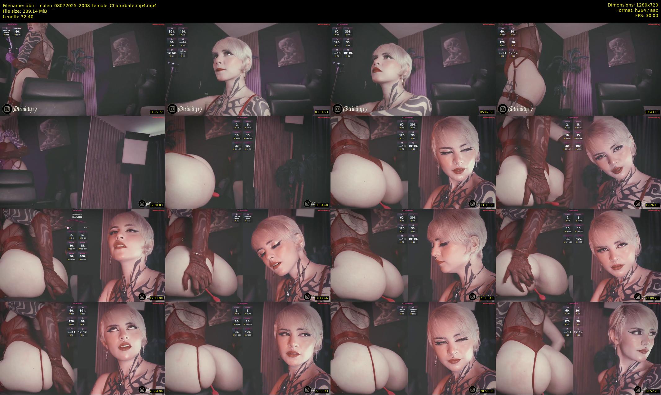 abril__colen — 33 minute Chaturbate female cam show recording, 720p, Jul 8, 2025