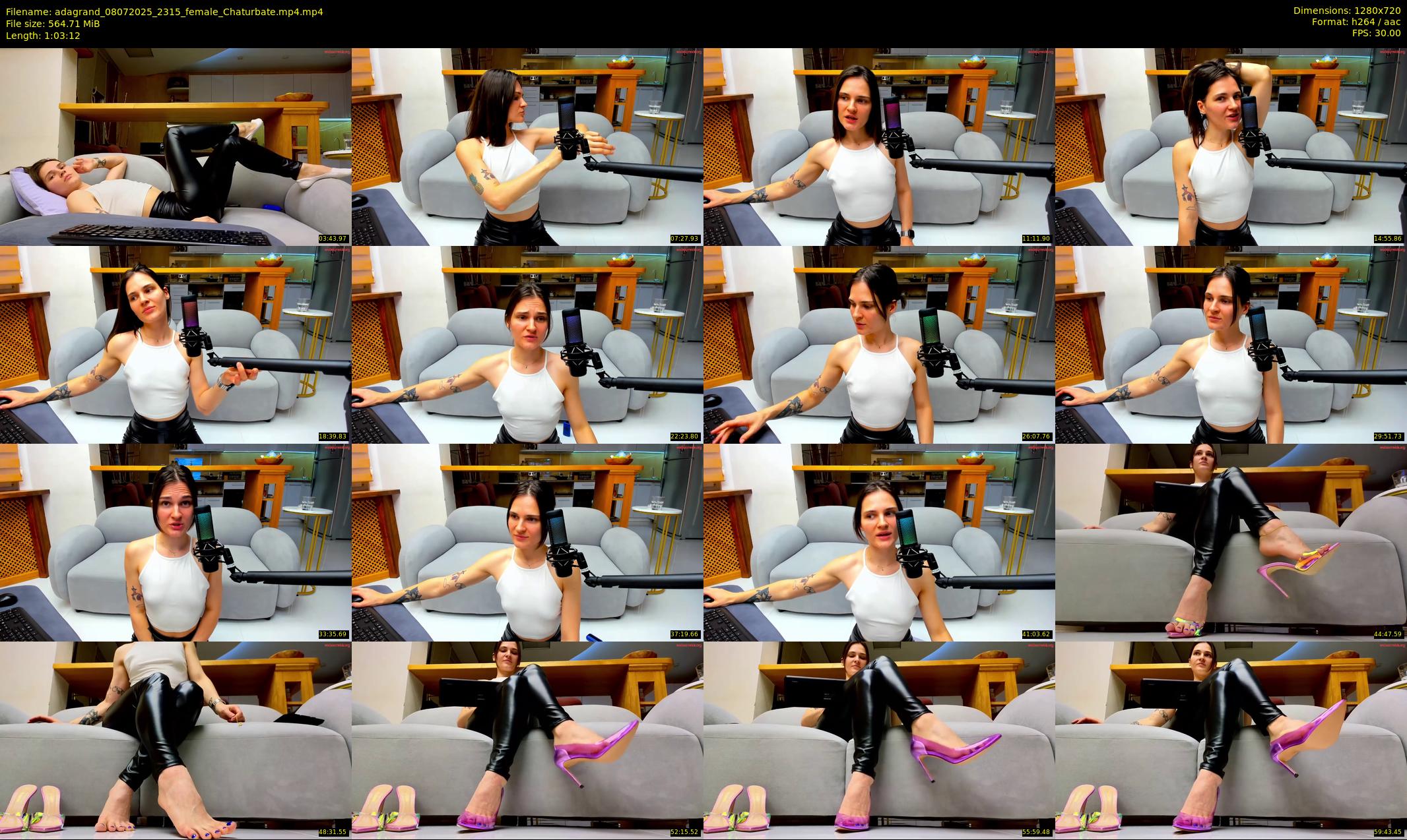 adagrand — 64 minute Chaturbate female cam show recording, 720p, Jul 8, 2025