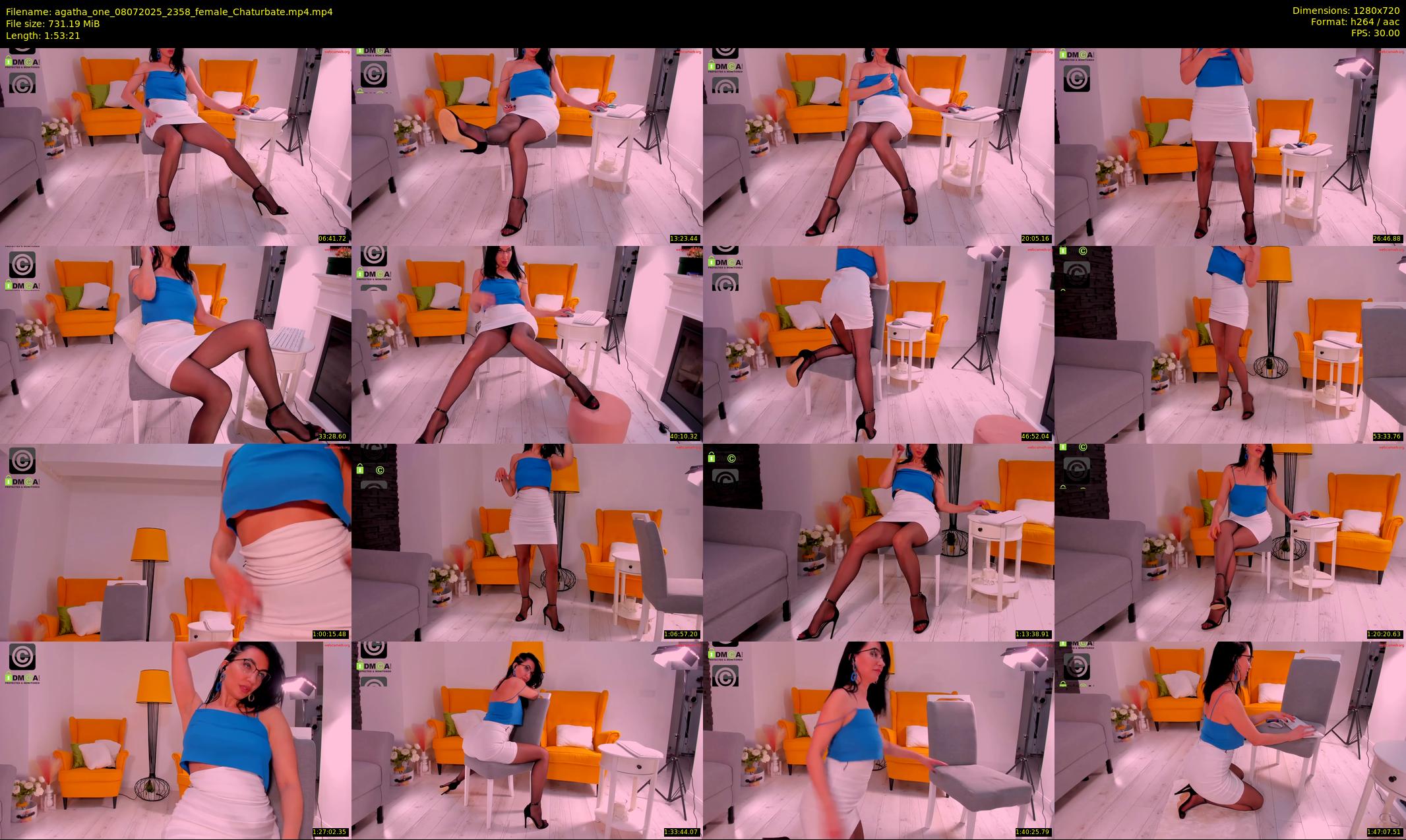 agatha_one — 114 minute Chaturbate female cam show recording, 720p, Jul 8, 2025