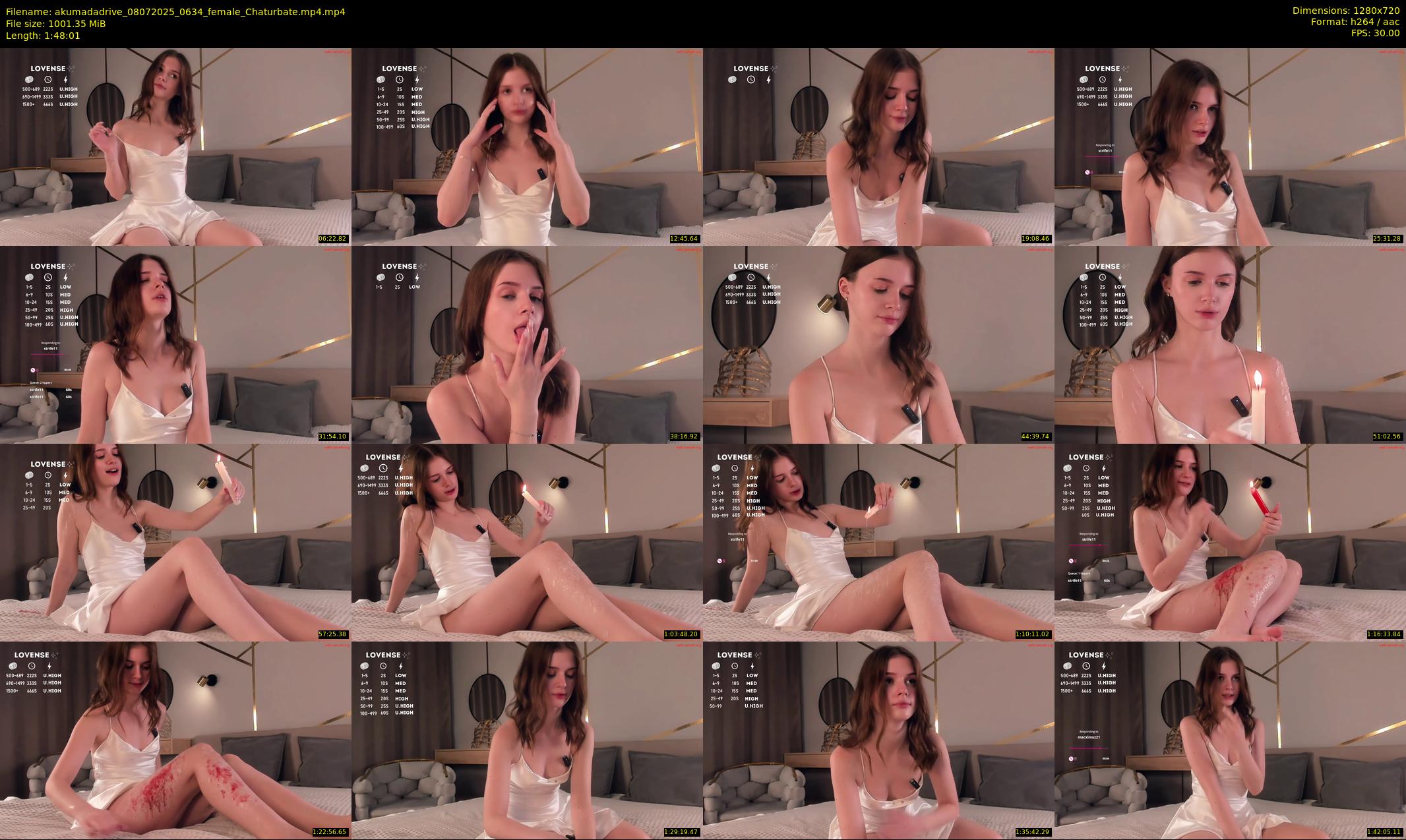 akumadadrive — 109 minute Chaturbate female cam show recording, 720p, Jul 8, 2025