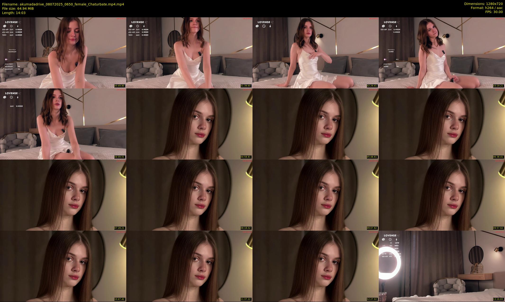 akumadadrive — 15 minute Chaturbate female cam show recording, 720p, Jul 8, 2025