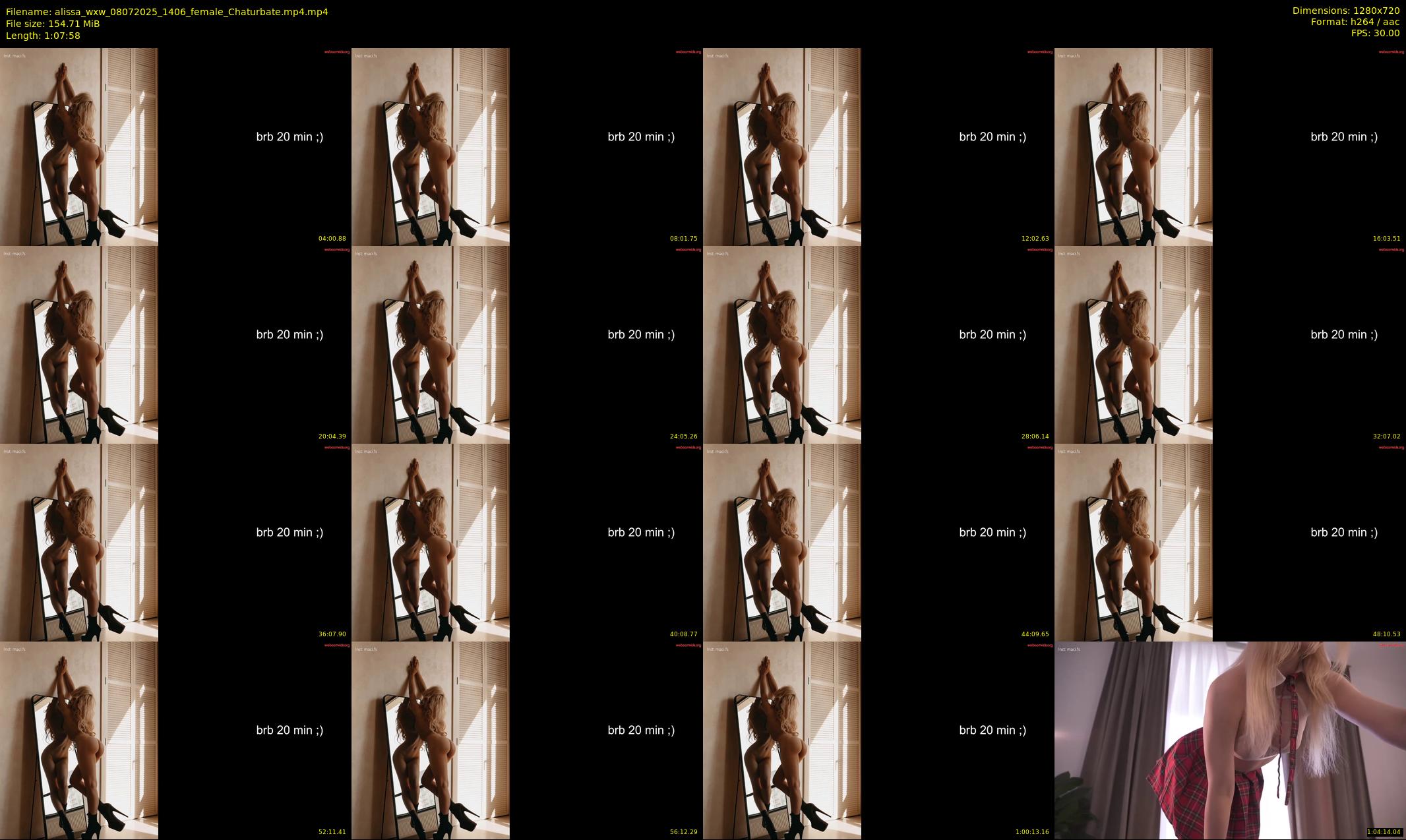 alissa_wxw — 68 minute Chaturbate female cam show recording, 720p, Jul 8, 2025