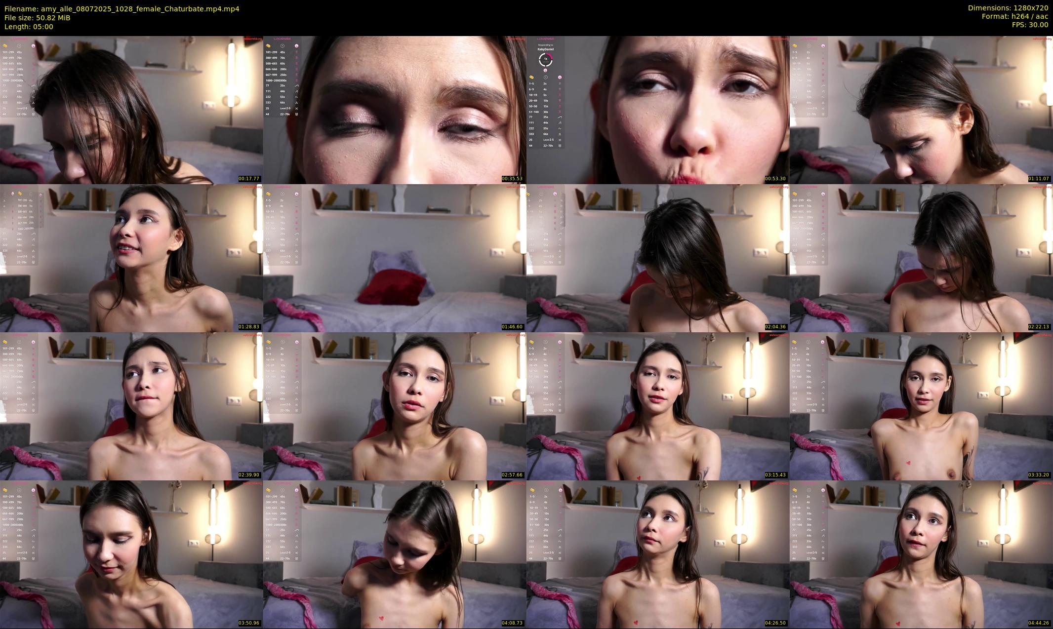 amy_alle — 5 minute Chaturbate female cam show recording, 720p, Jul 8, 2025