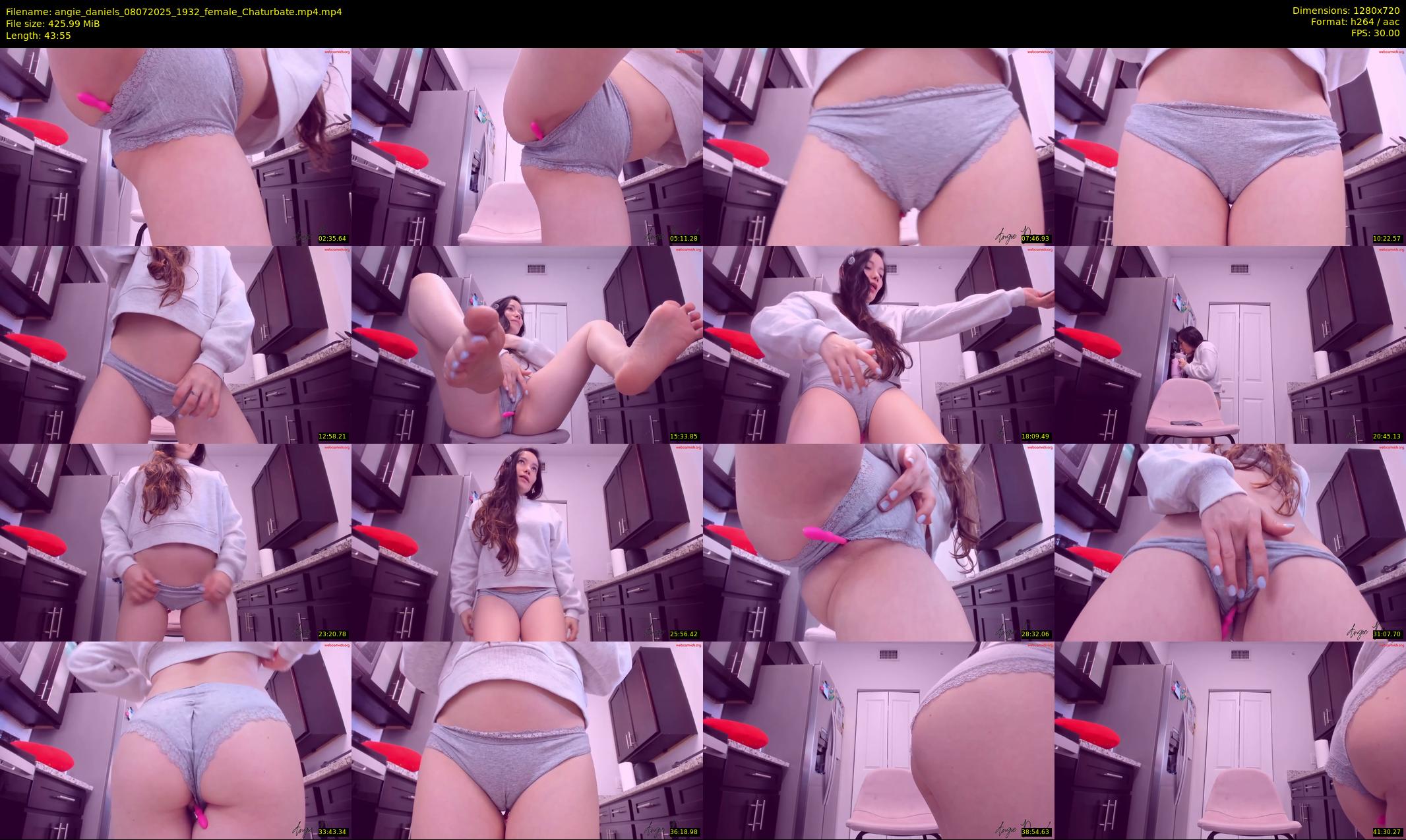 angie_daniels — 44 minute Chaturbate female cam show recording, 720p, Jul 8, 2025