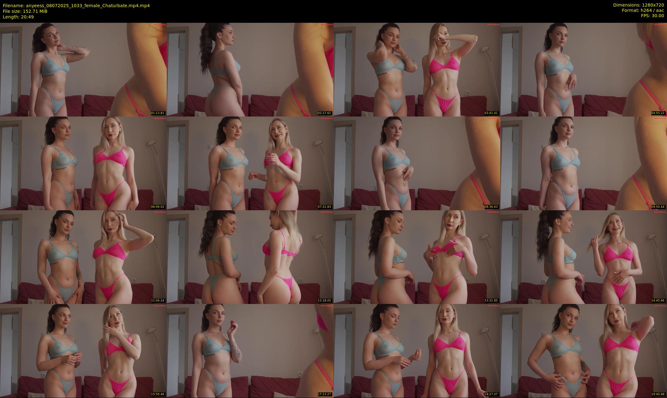 anyeess — 21 minute Chaturbate female cam show recording, 720p, Jul 8, 2025