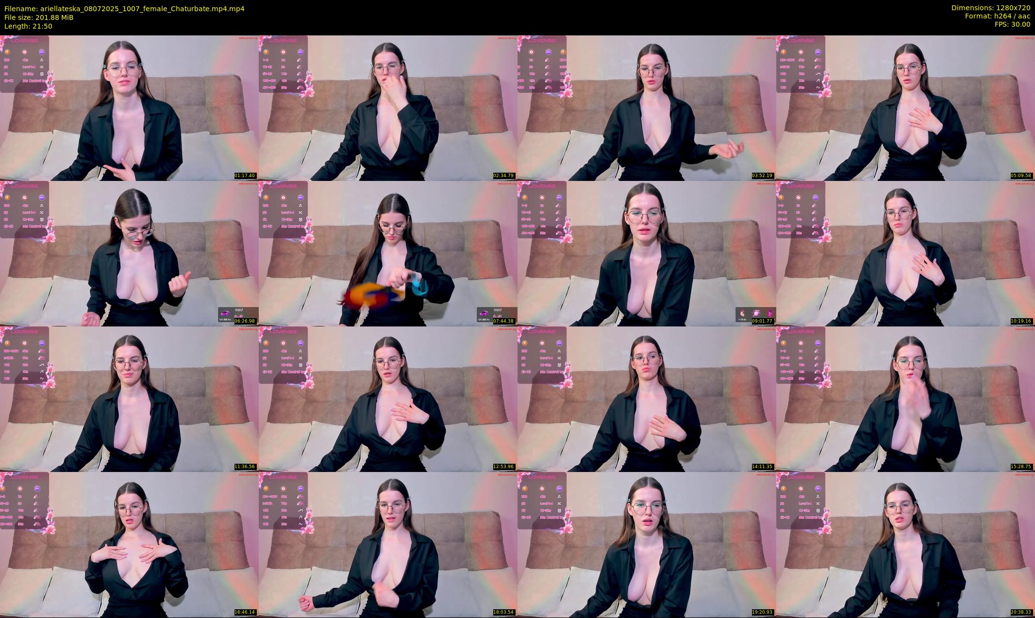 ariellateska — 22 minute Chaturbate female cam show recording, 720p, Jul 8, 2025