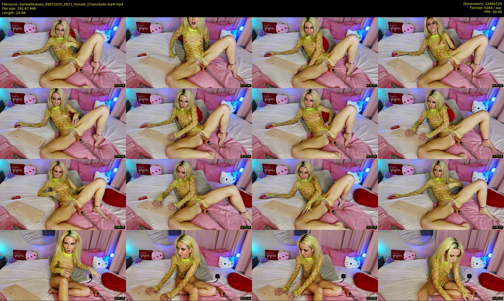 barbieblueyes — 25 minute Chaturbate female cam show recording, 720p, Jul 9, 2025