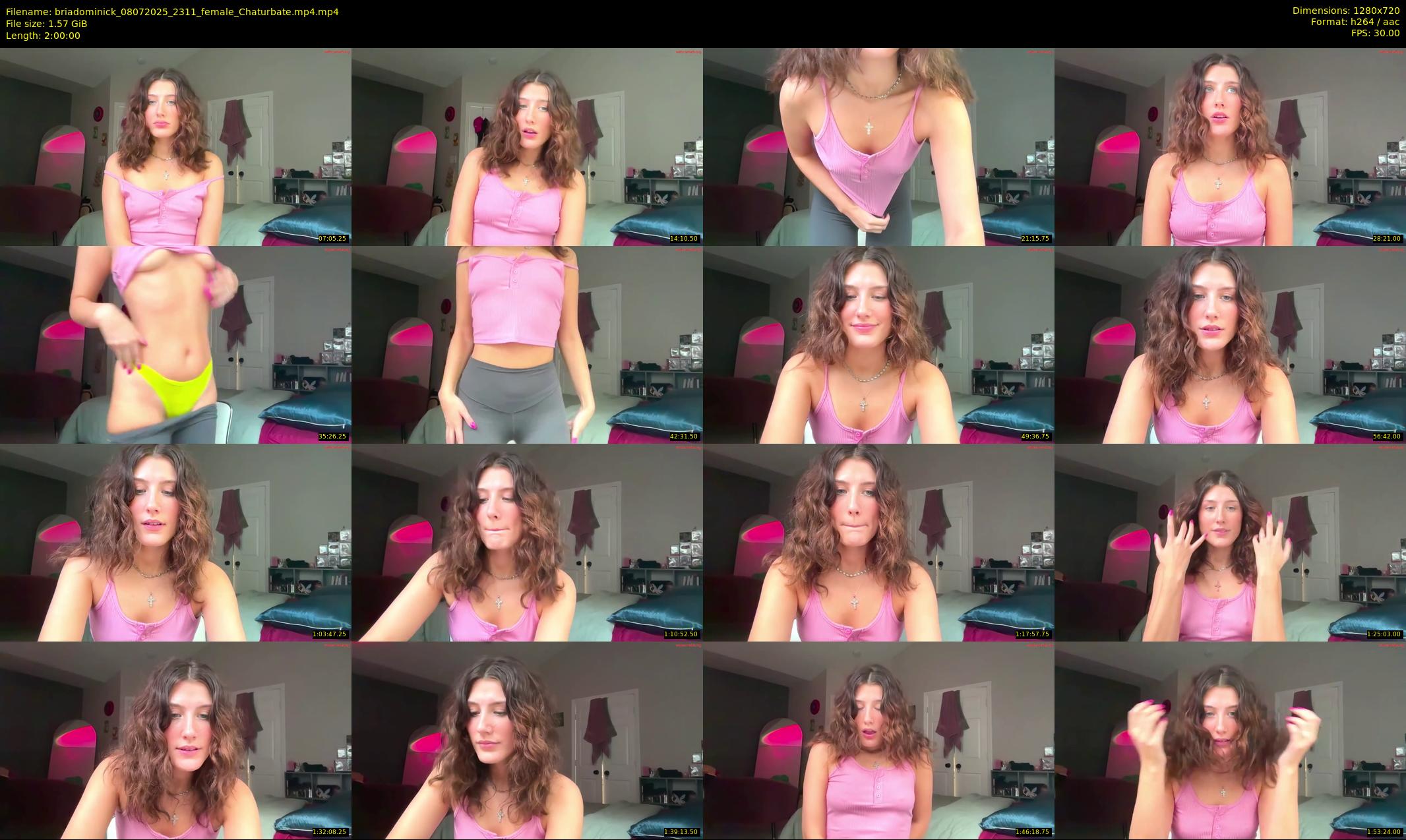 briadominick — 120 minute Chaturbate couple cam show recording, 720p, Jul 8, 2025