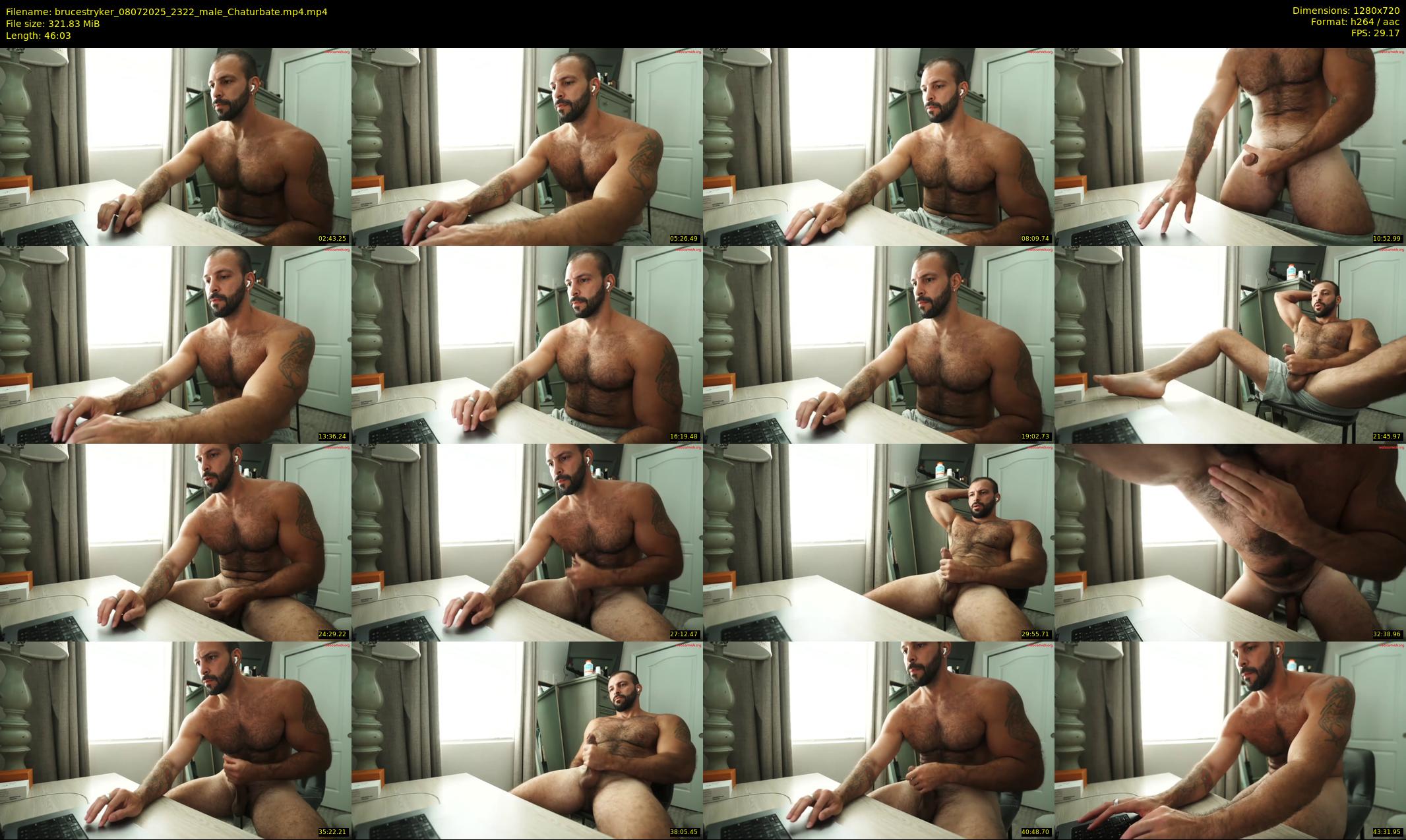 brucestryker — 47 minute Chaturbate male cam show recording, 720p, Jul 8, 2025
