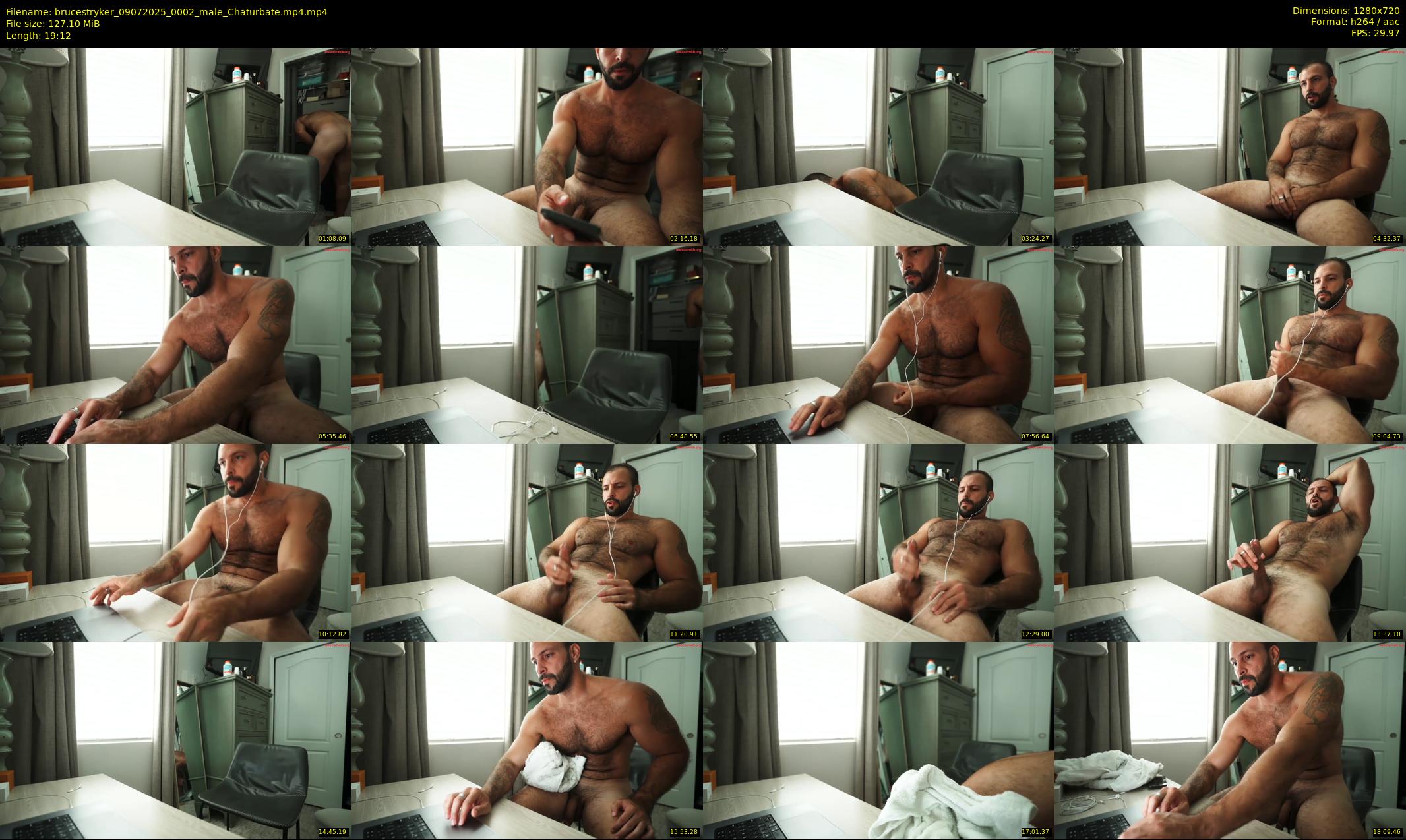 brucestryker — 20 minute Chaturbate male cam show recording, 720p, Jul 9, 2025