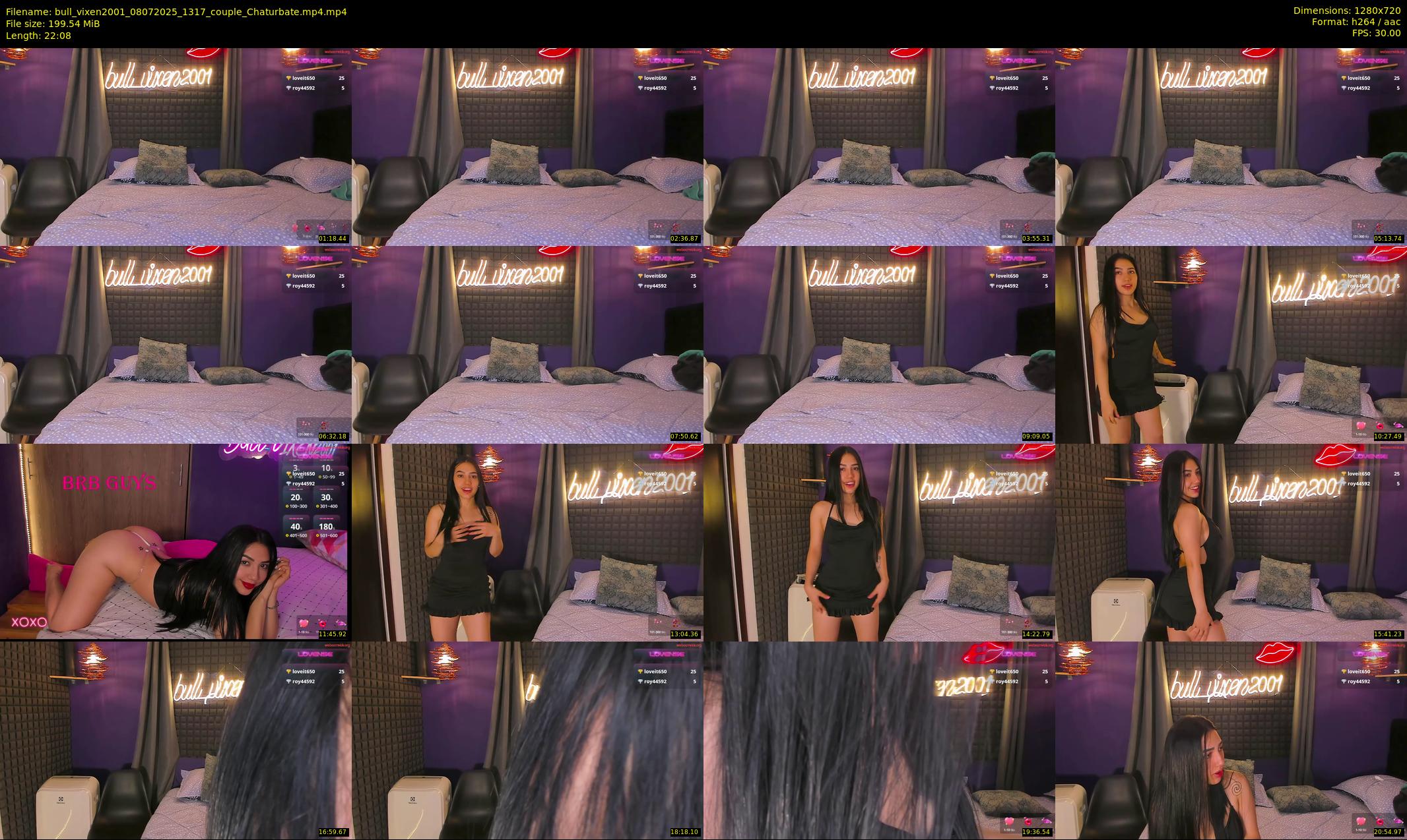 bull_vixen2001 — 23 minute Chaturbate couple cam show recording, 720p, Jul 8, 2025