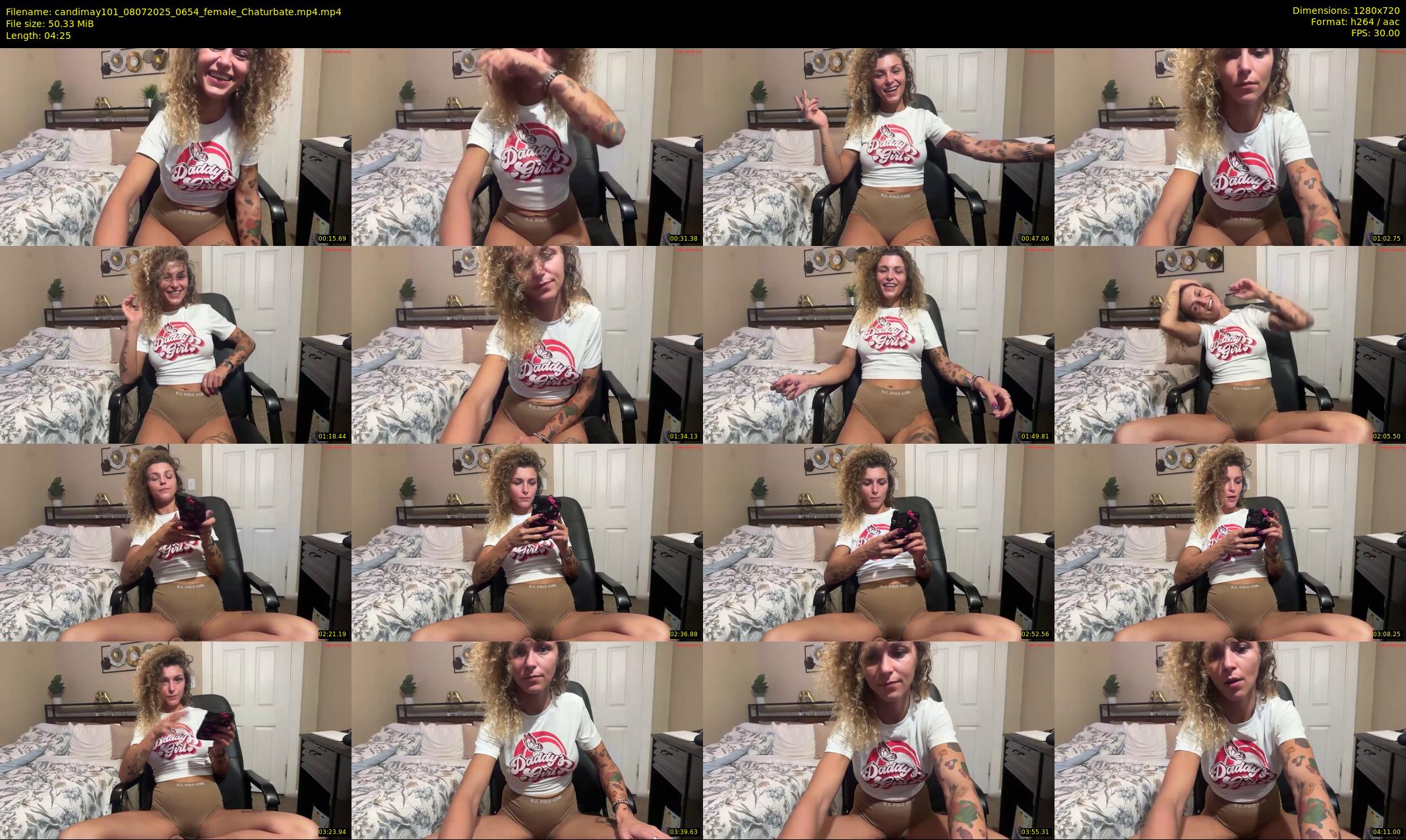 candimay101 — 5 minute Chaturbate female cam show recording, 720p, Jul 8, 2025