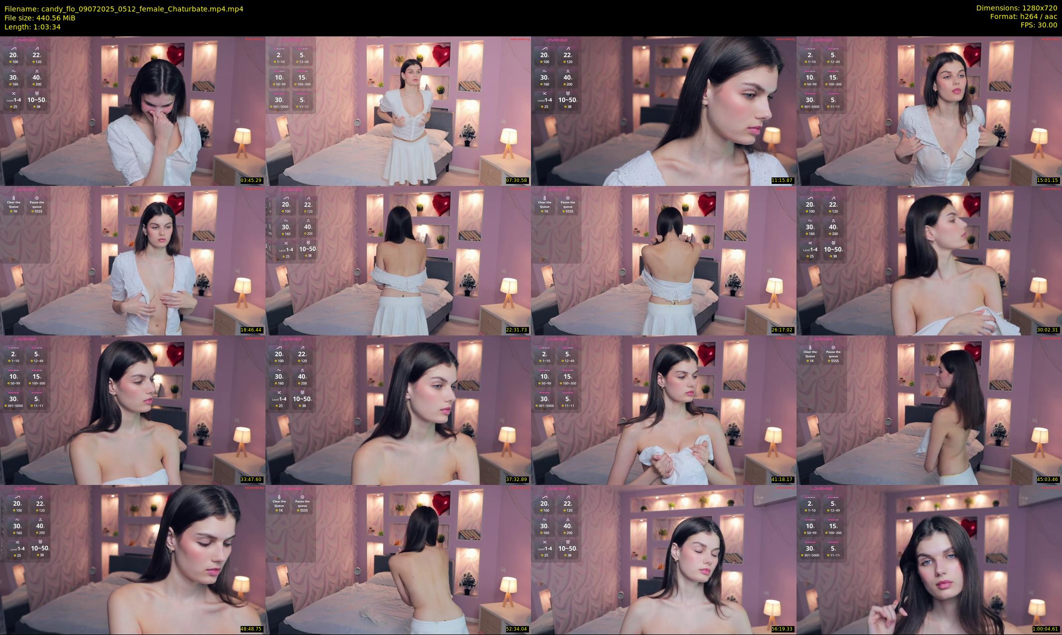 candy_flo — 64 minute Chaturbate female cam show recording, 720p, Jul 9, 2025