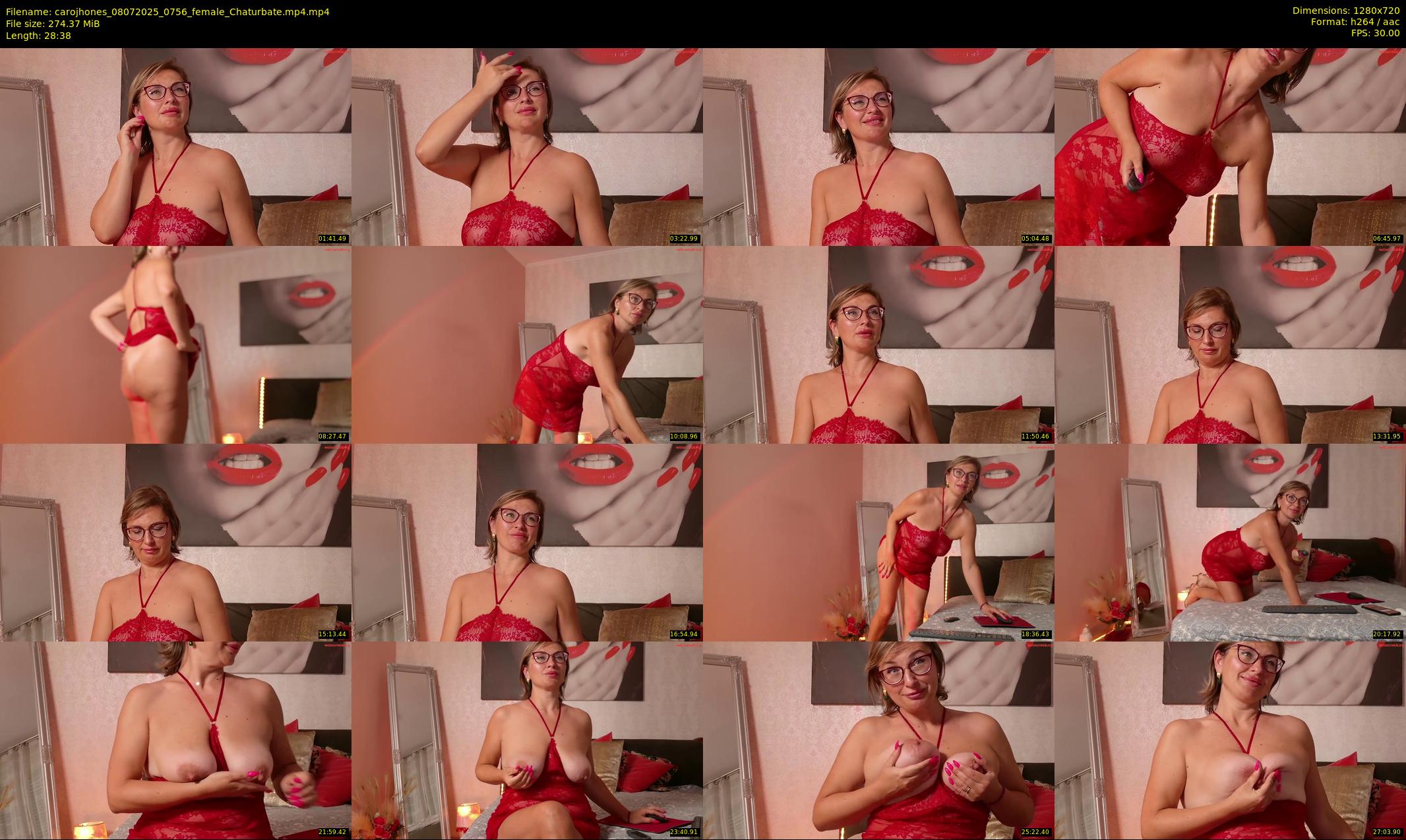 carojhones — 29 minute Chaturbate female cam show recording, 720p, Jul 8, 2025