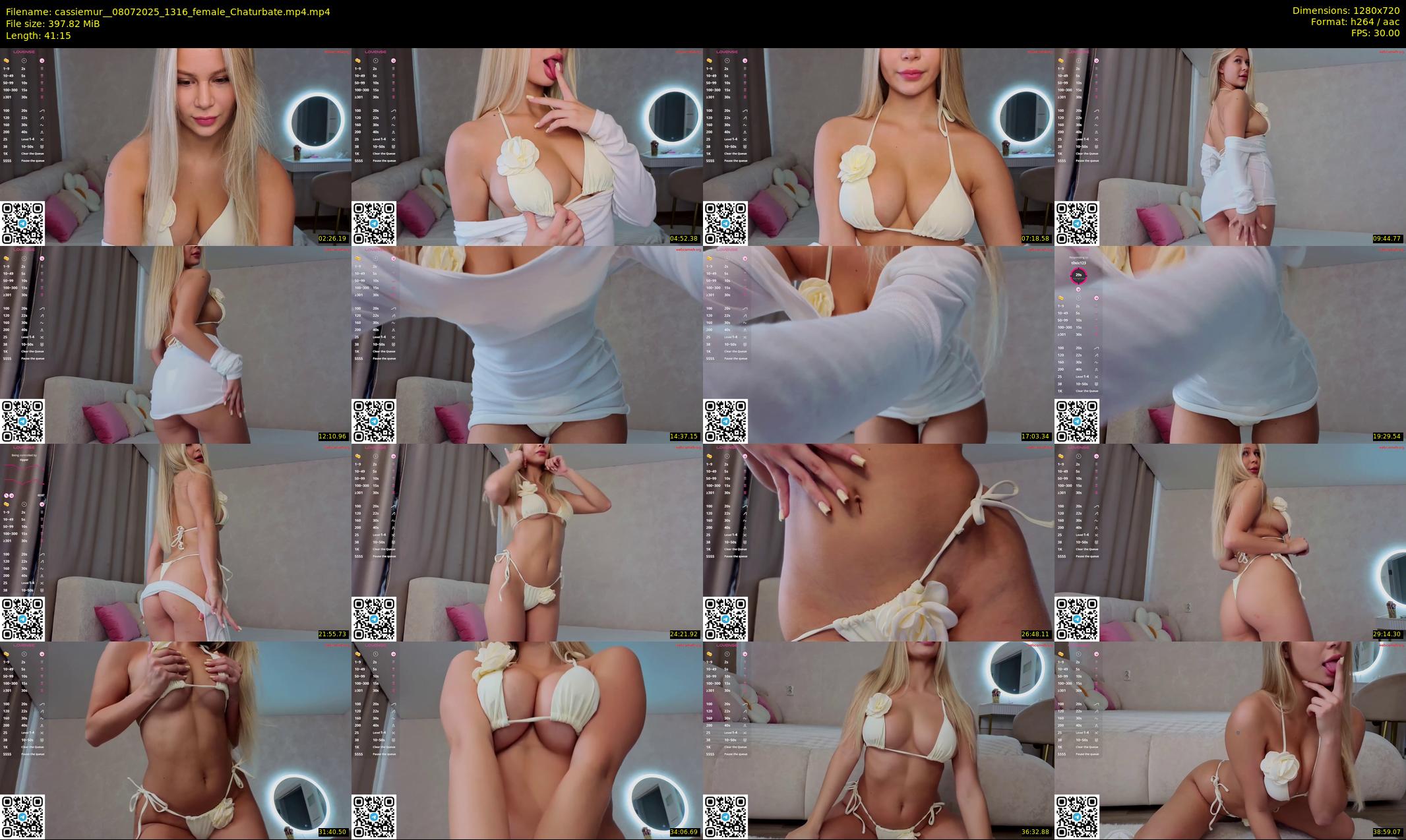 cassiemur_ — 42 minute Chaturbate female cam show recording, 720p, Jul 8, 2025