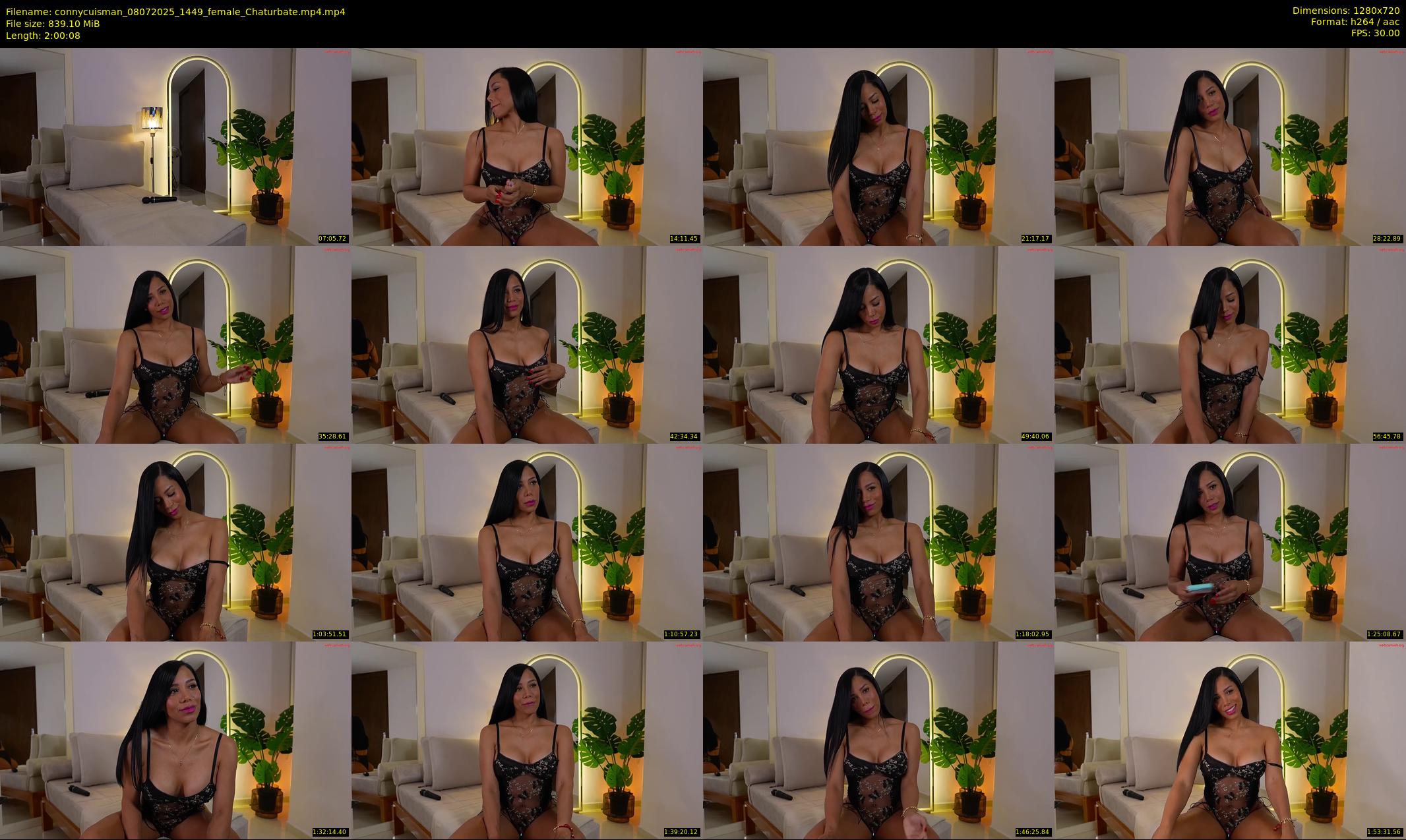 connycuisman — 121 minute Chaturbate female cam show recording, 720p, Jul 8, 2025