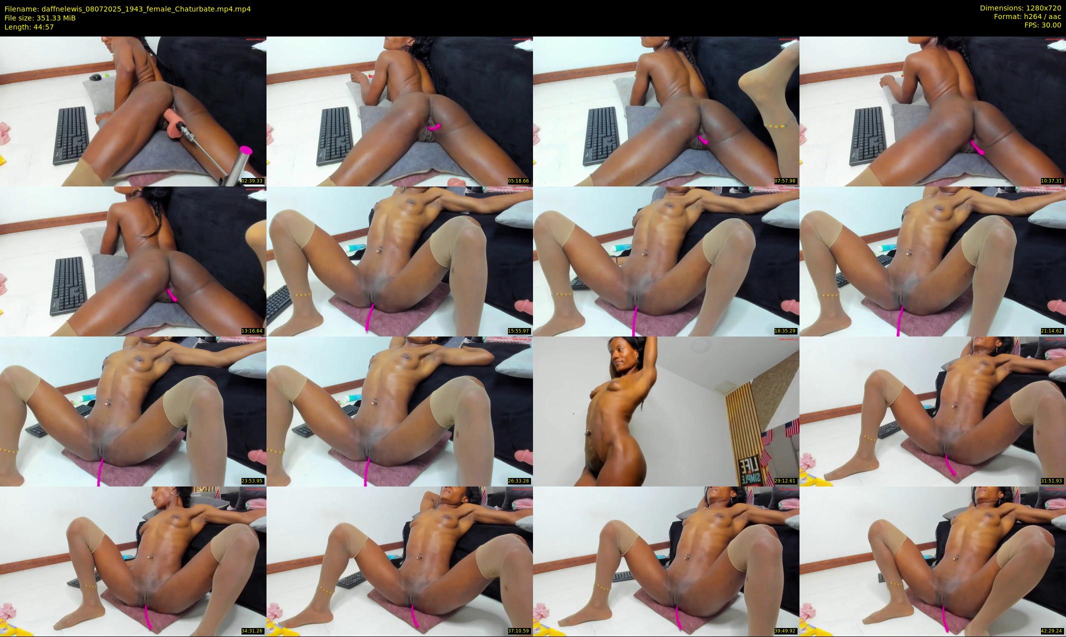 daffnelewis — 45 minute Chaturbate female cam show recording, 720p, Jul 8, 2025