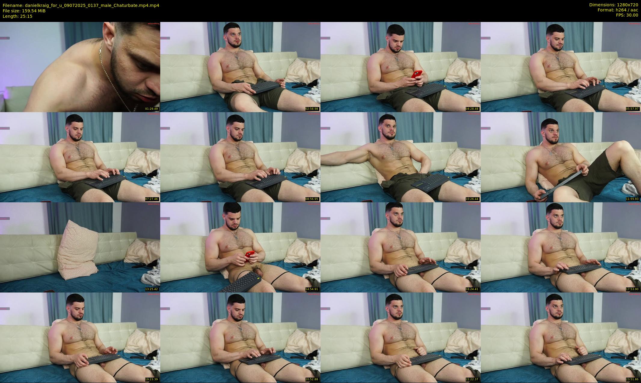 danielkraig_for_u — 26 minute Chaturbate male cam show recording, 720p, Jul 9, 2025