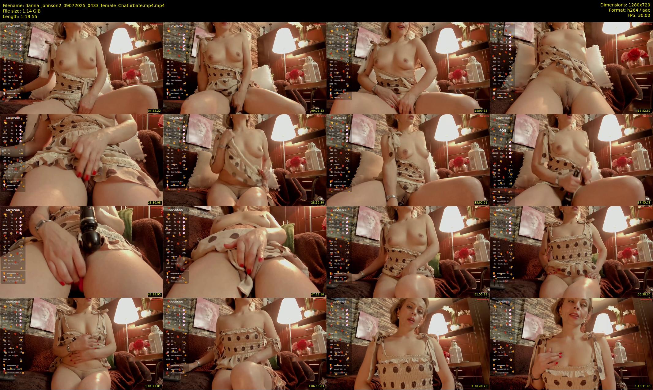 danna_johnson2 — 80 minute Chaturbate female cam show recording, 720p, Jul 9, 2025