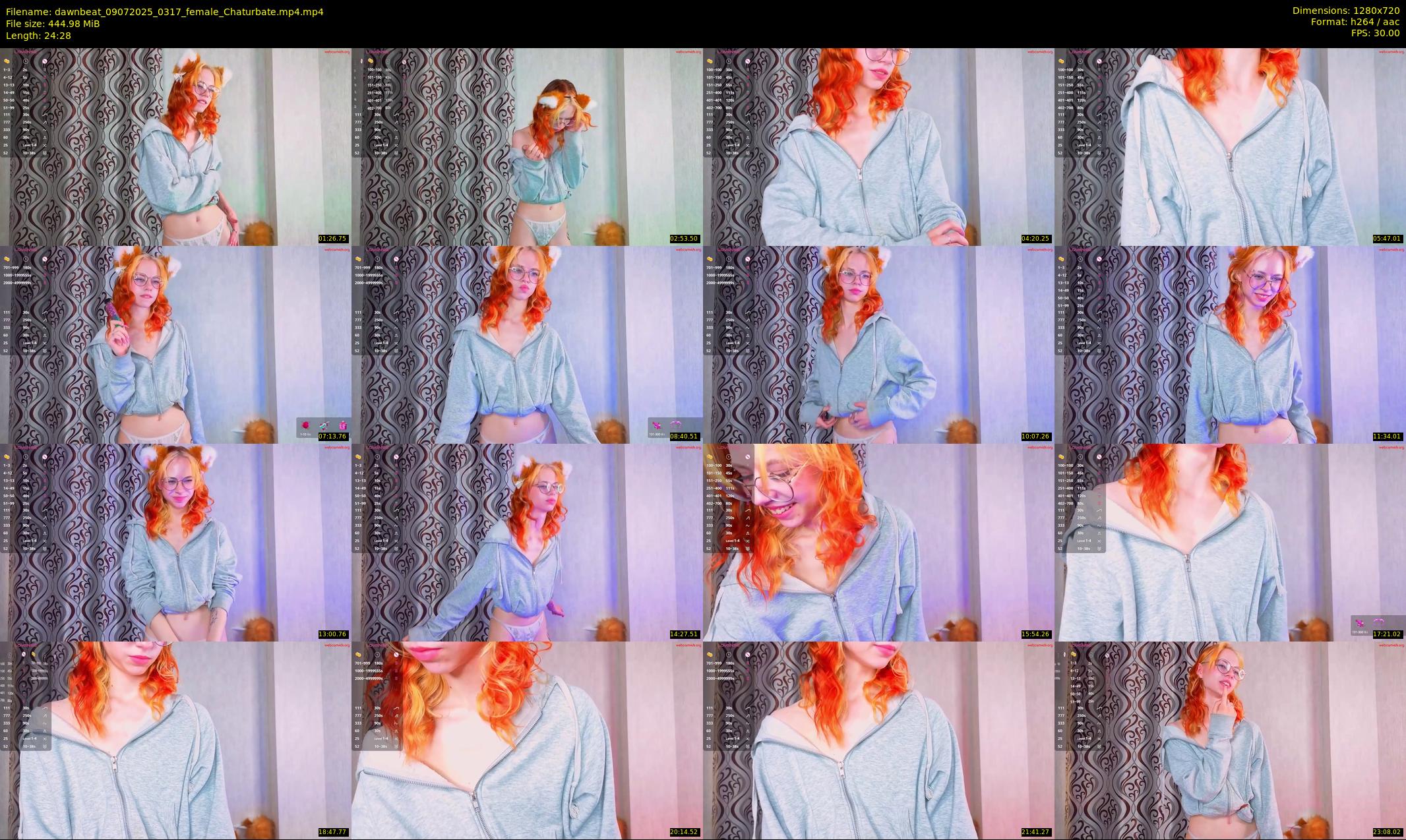 dawnbeat — 25 minute Chaturbate female cam show recording, 720p, Jul 9, 2025