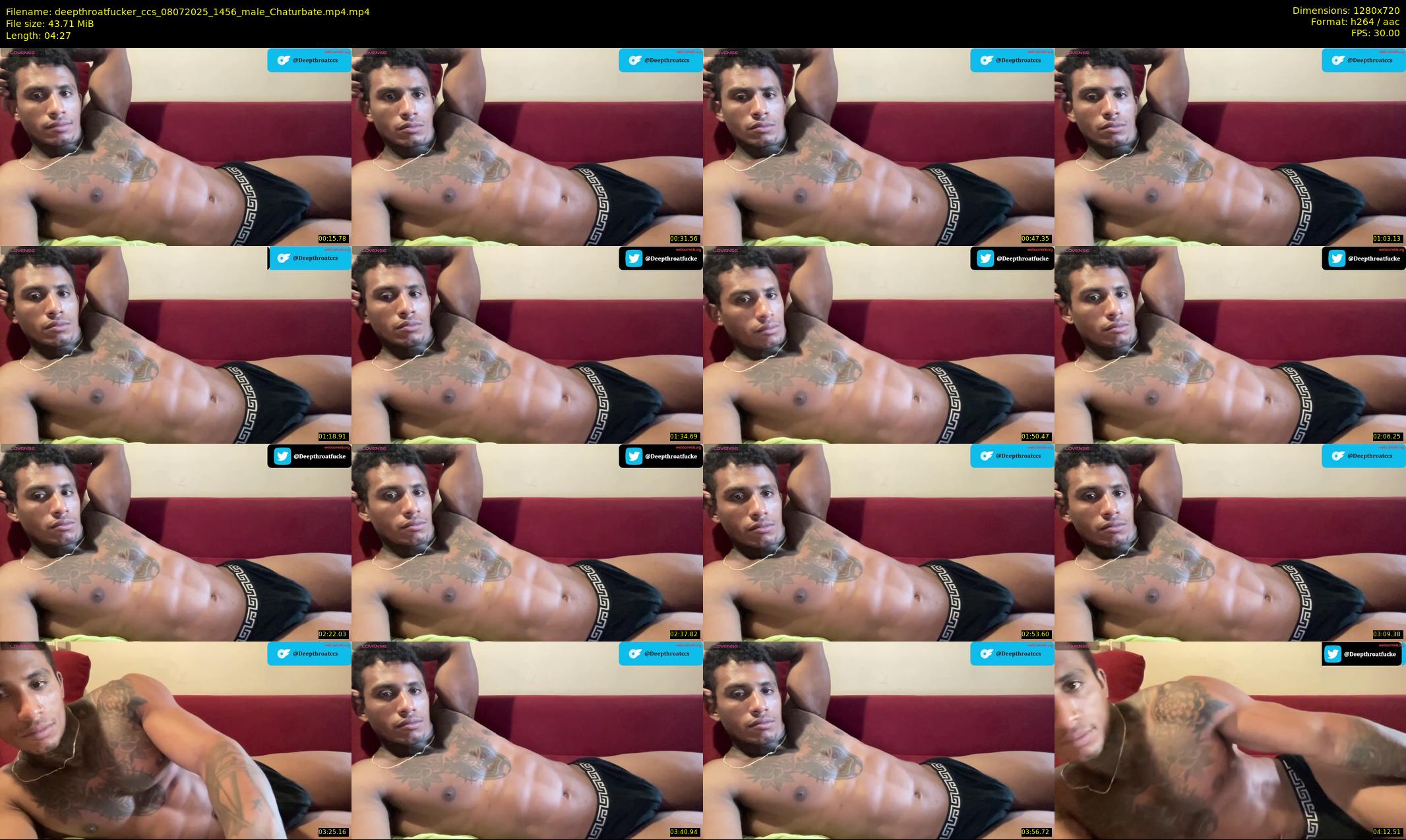 deepthroatfucker_ccs — 5 minute Chaturbate male cam show recording, 720p, Jul 8, 2025