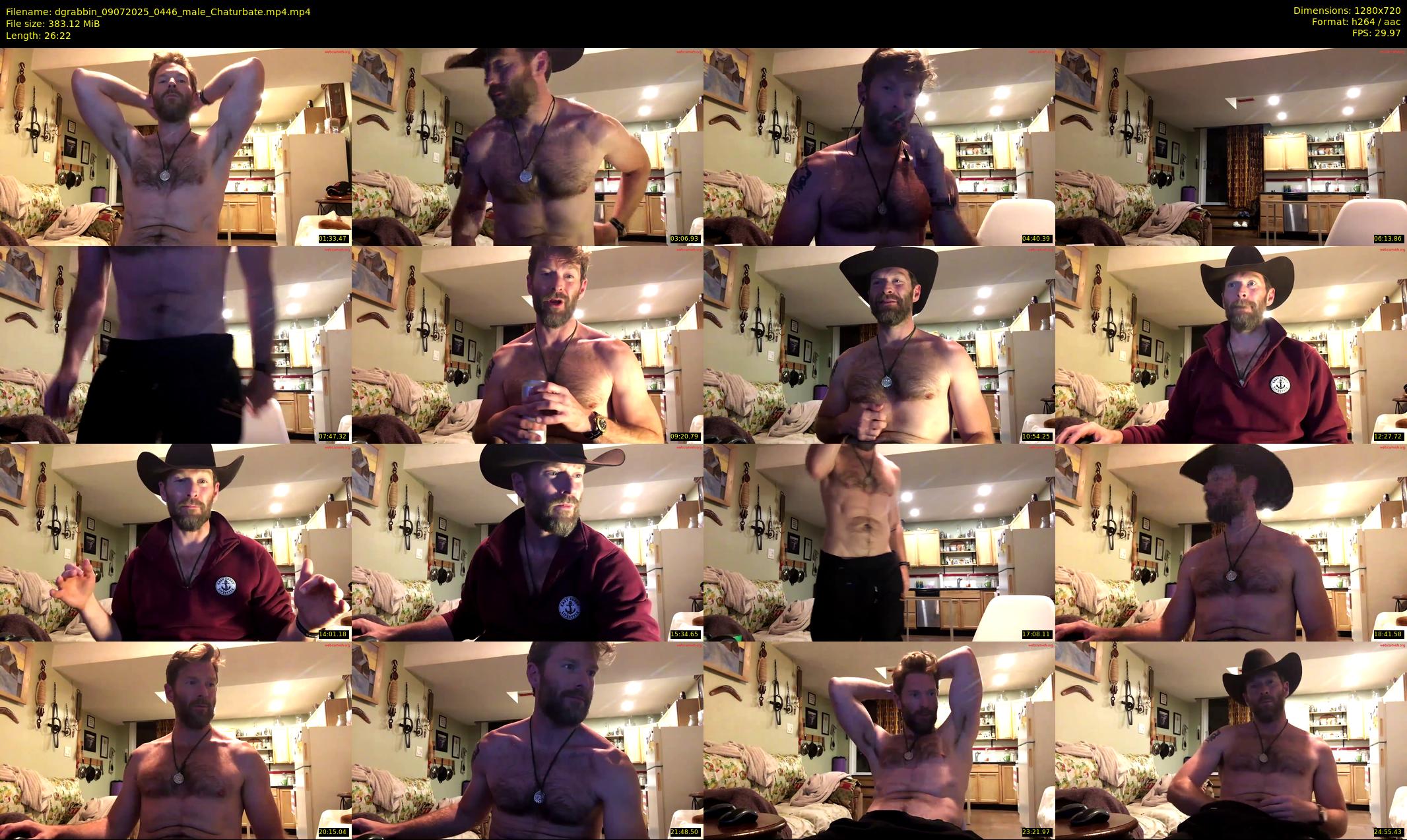 dgrabbin — 27 minute Chaturbate male cam show recording, 720p, Jul 9, 2025