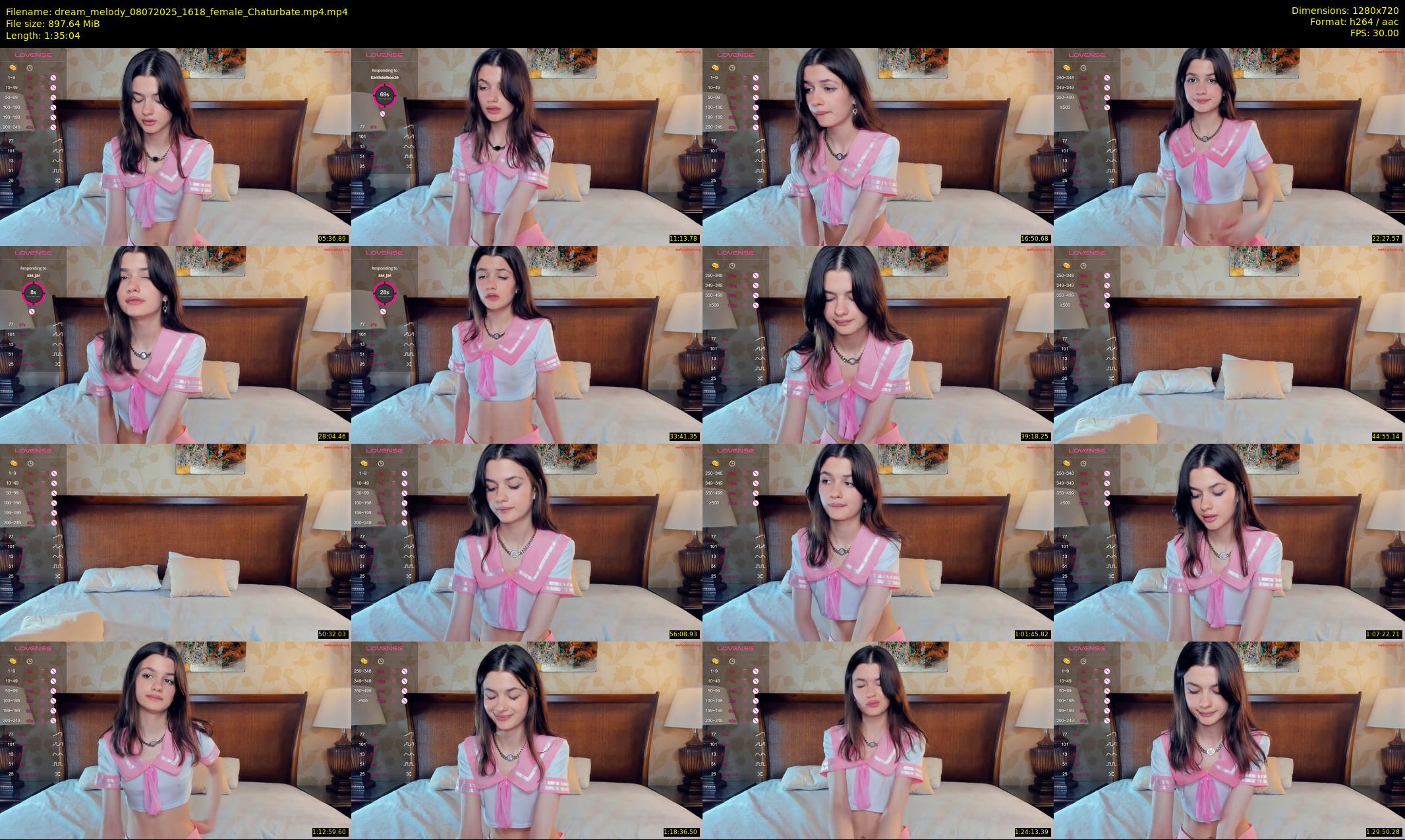 dream_melody — 96 minute Chaturbate female cam show recording, 720p, Jul 8, 2025