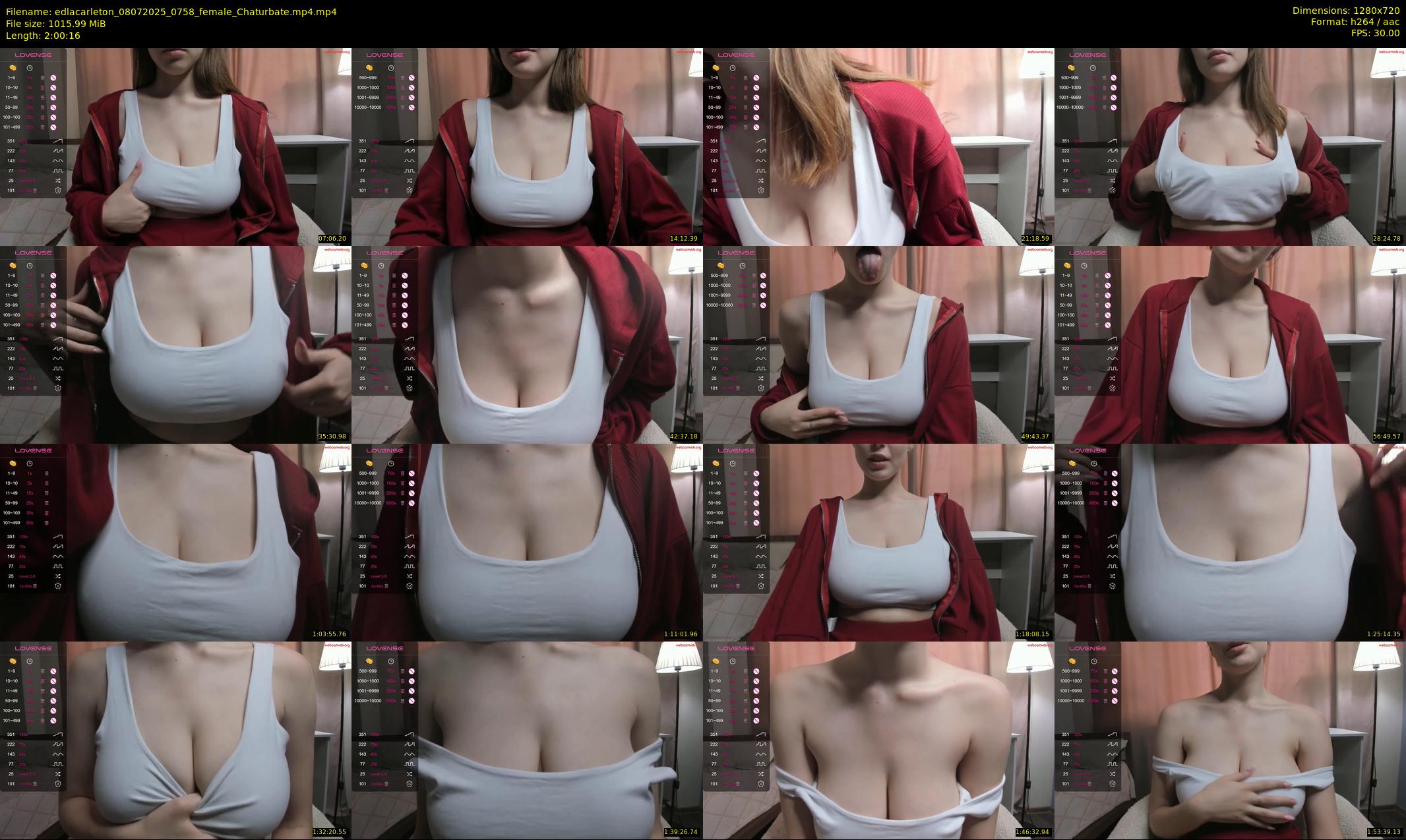 edlacarleton — 121 minute Chaturbate female cam show recording, 720p, Jul 8, 2025