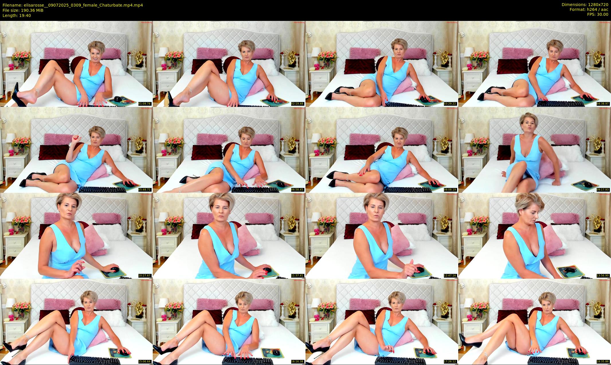 elisarosse_ — 20 minute Chaturbate female cam show recording, 720p, Jul 9, 2025