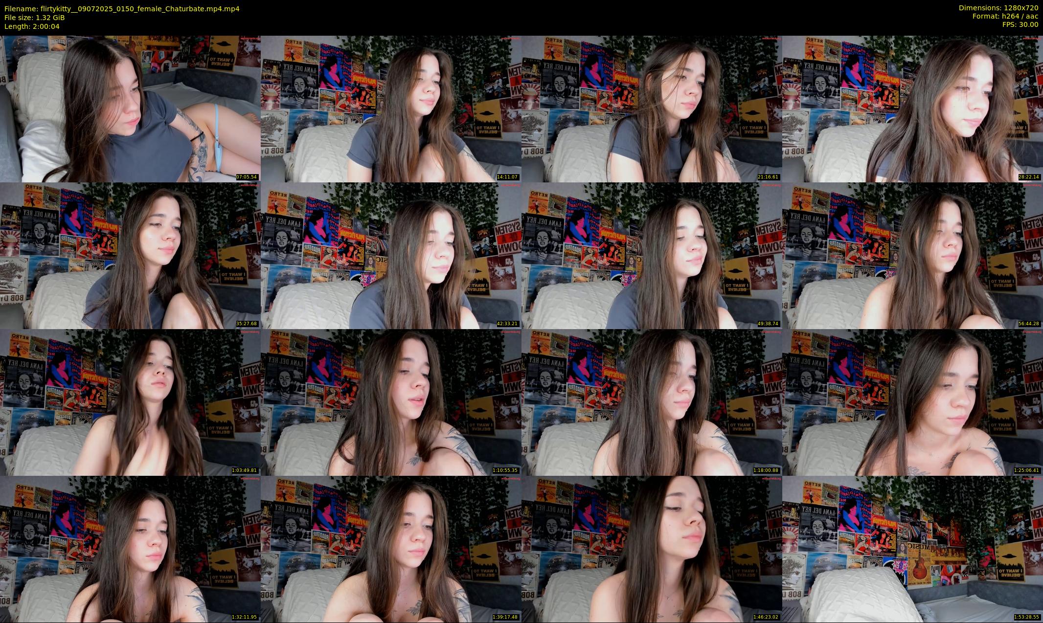 flirtykitty_ — 121 minute Chaturbate female cam show recording, 720p, Jul 9, 2025