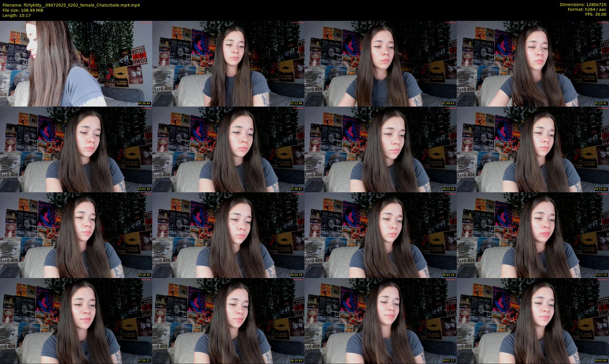 flirtykitty_ — 11 minute Chaturbate female cam show recording, 720p, Jul 9, 2025