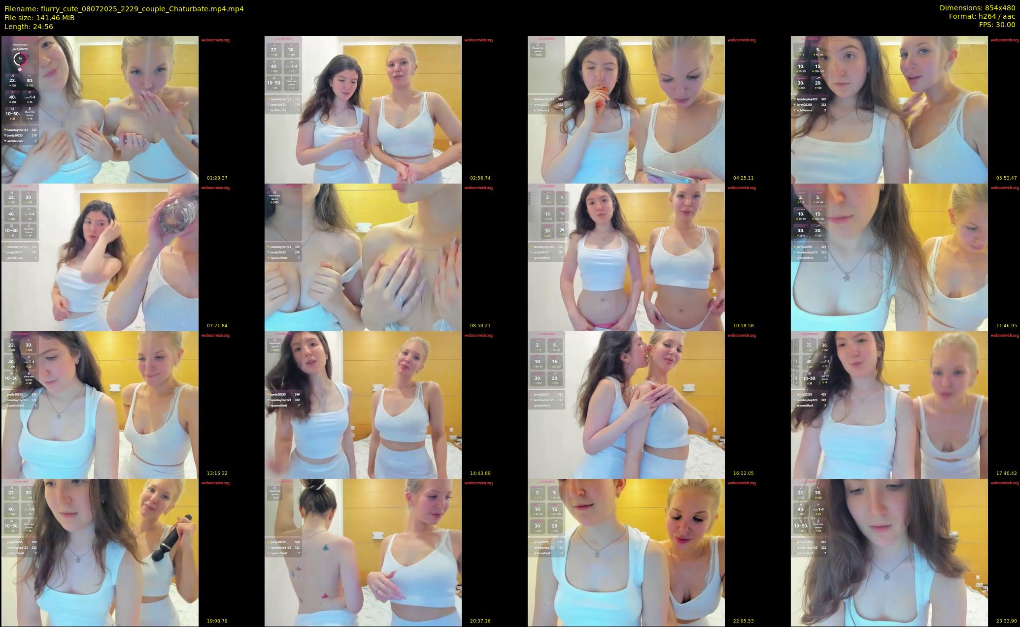 flurry_cute — 25 minute Chaturbate couple cam show recording, 480p, Jul 8, 2025