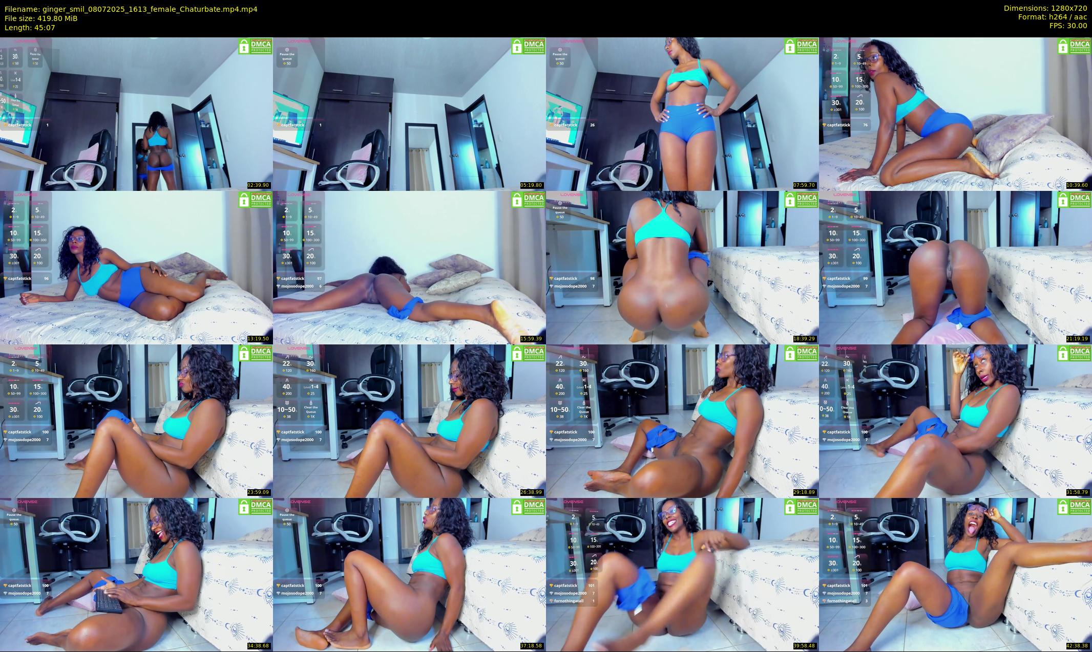 ginger_smil — 46 minute Chaturbate female cam show recording, 720p, Jul 8, 2025