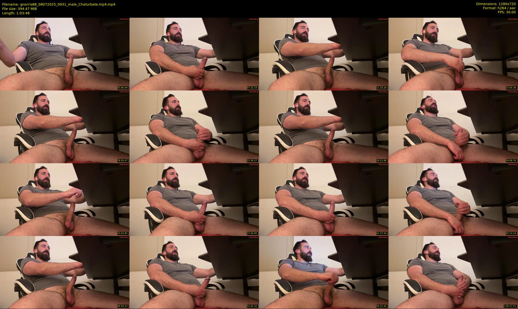 gnorris88 — 64 minute Chaturbate male cam show recording, 720p, Jul 8, 2025