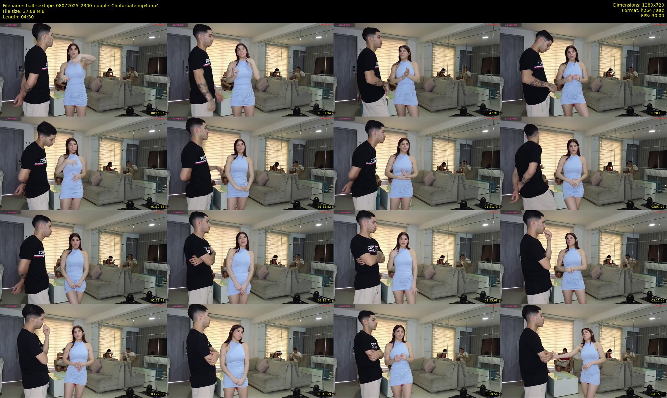 hall_sextape — 5 minute Chaturbate couple cam show recording, 720p, Jul 8, 2025