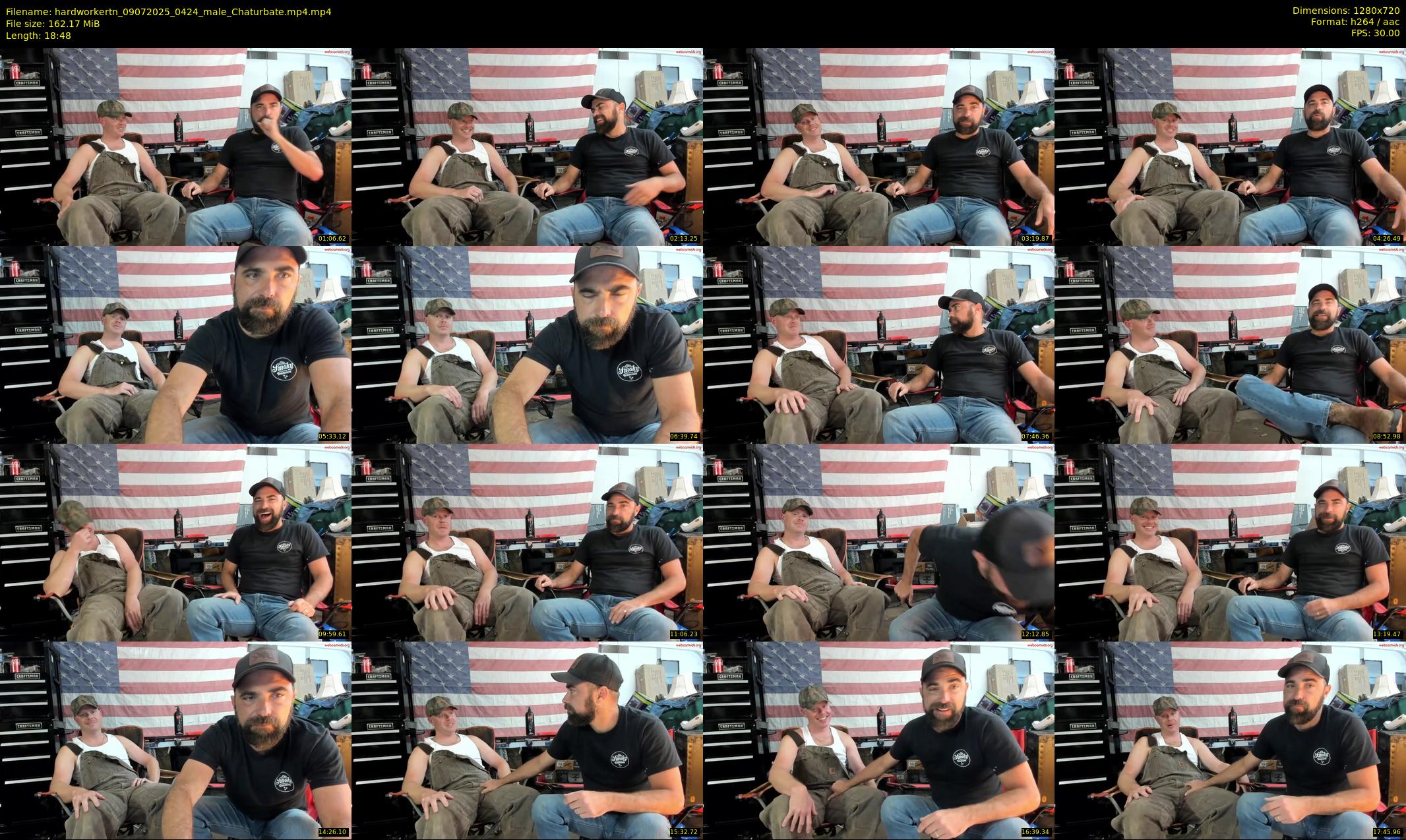 hardworkertn — 19 minute Chaturbate male cam show recording, 720p, Jul 9, 2025