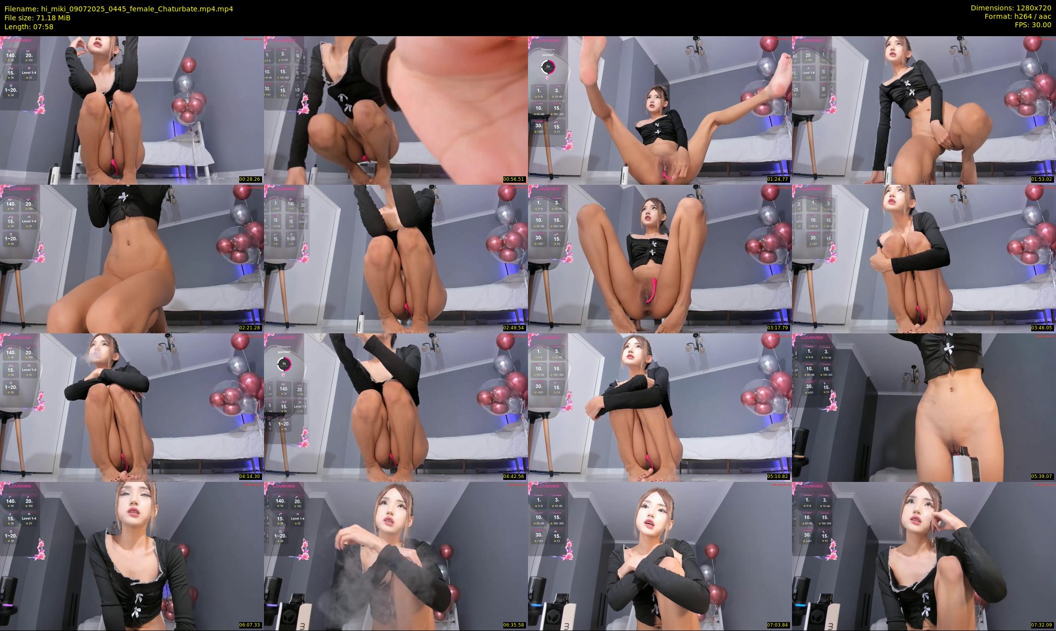 hi_miki — 8 minute Chaturbate female cam show recording, 720p, Jul 9, 2025